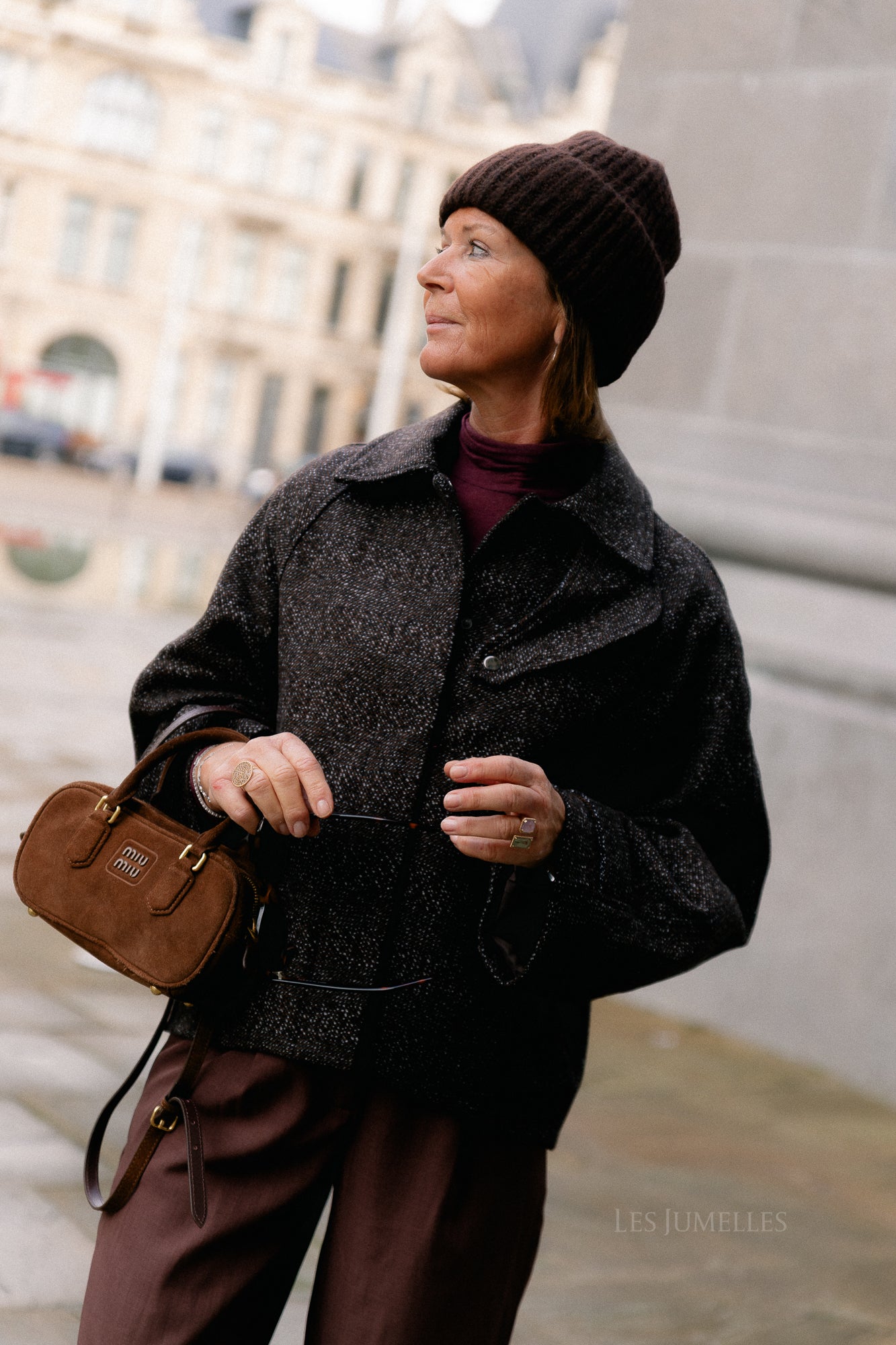 Darlin wool jacket brown