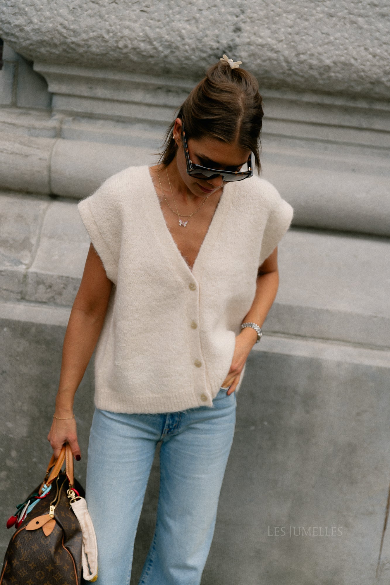 SLFGabella knit vest birch