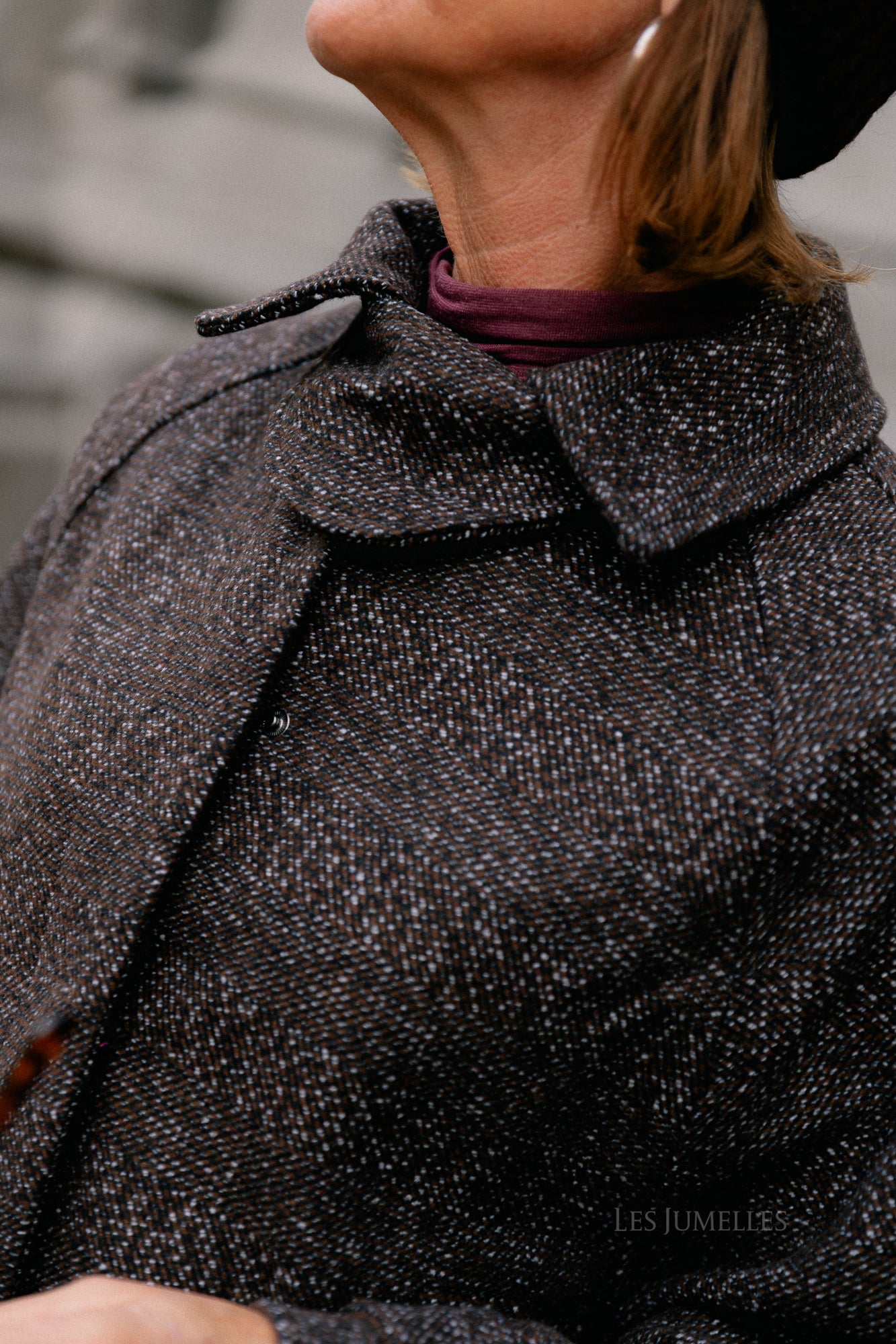 Darlin wool jacket brown