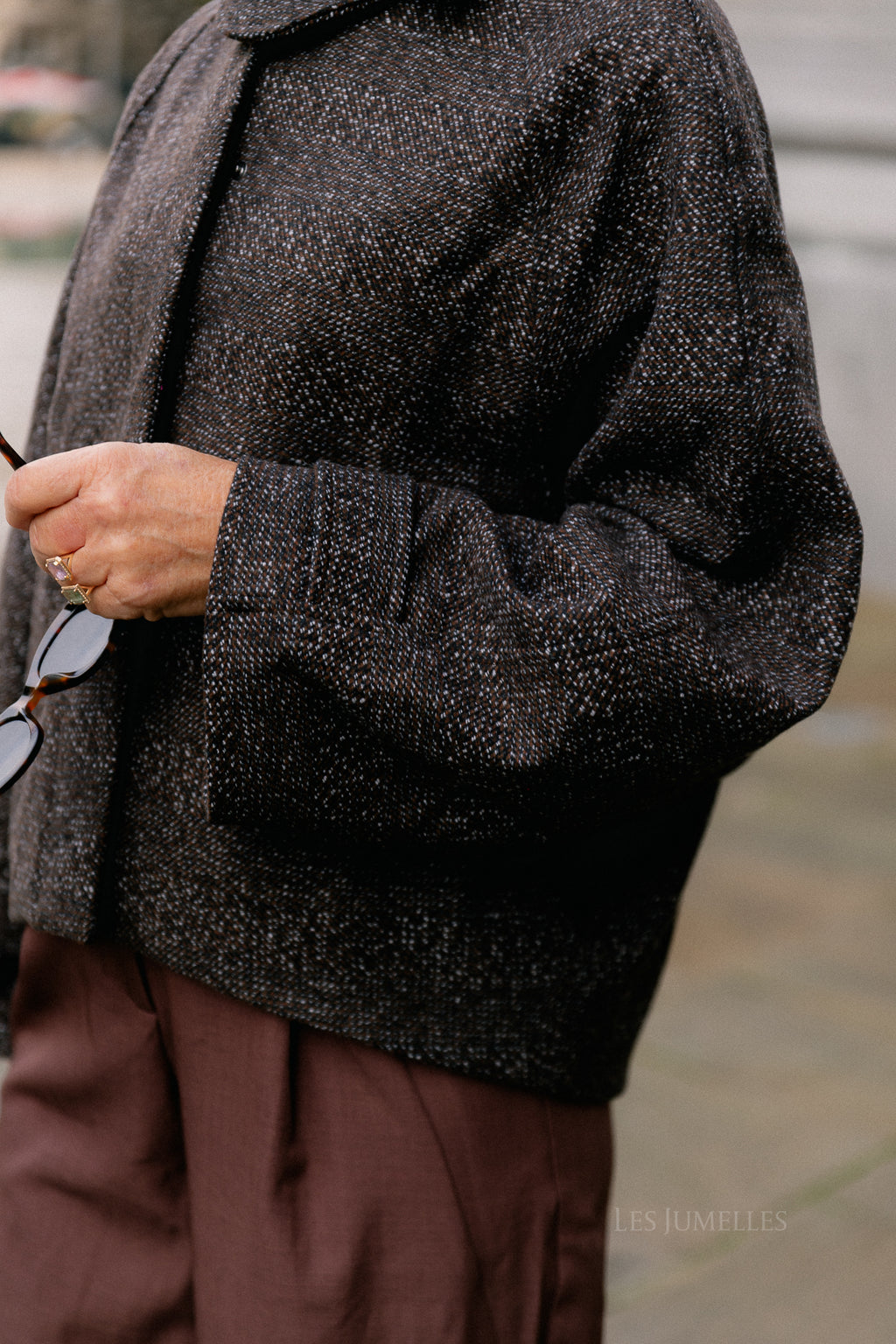 Darlin wool jacket brown