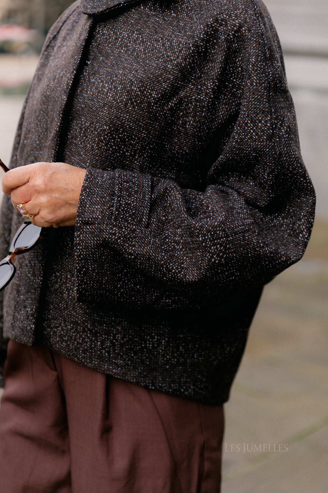 Darlin wool jacket brown