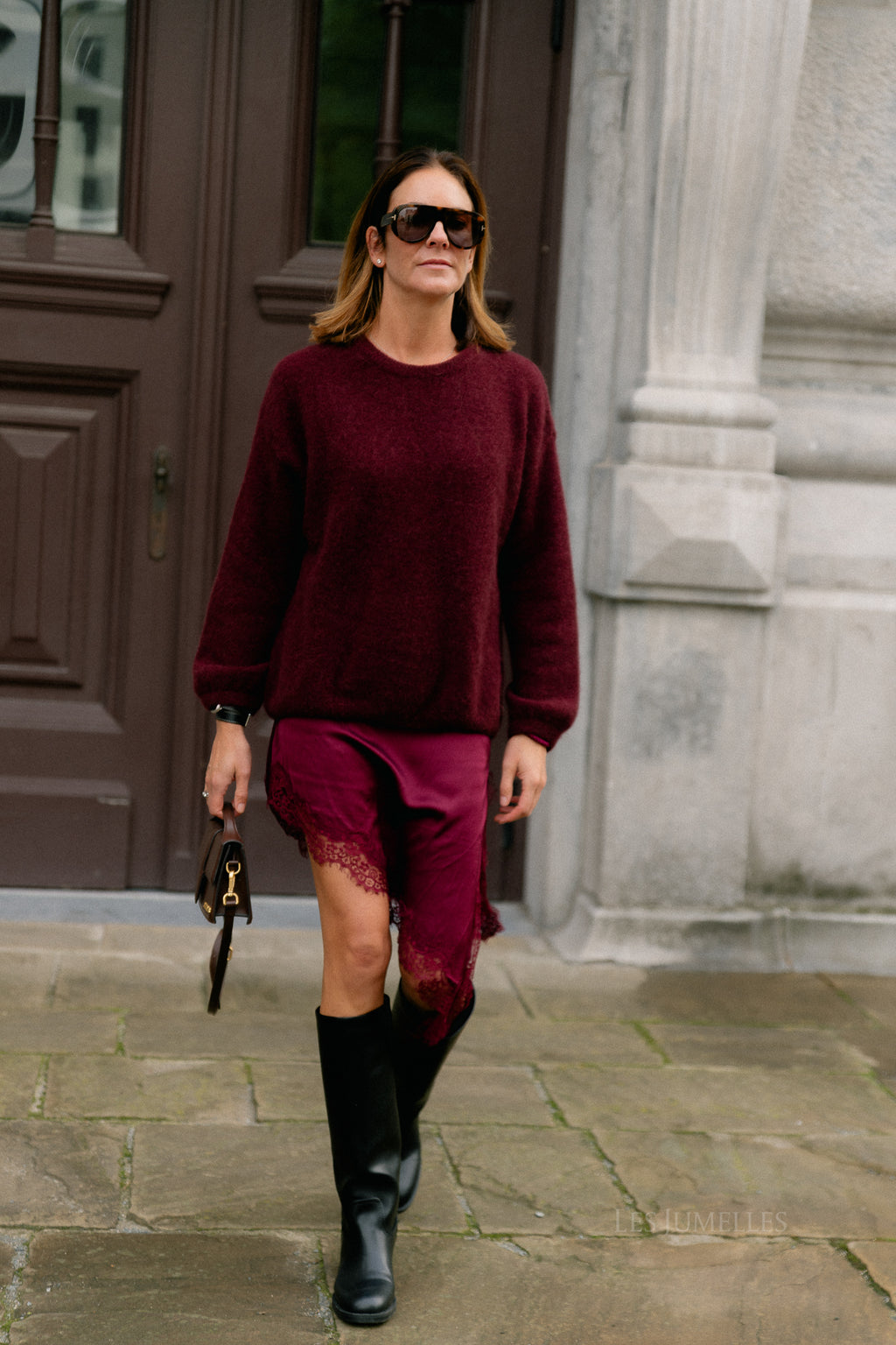 Elsa jumper burgundy