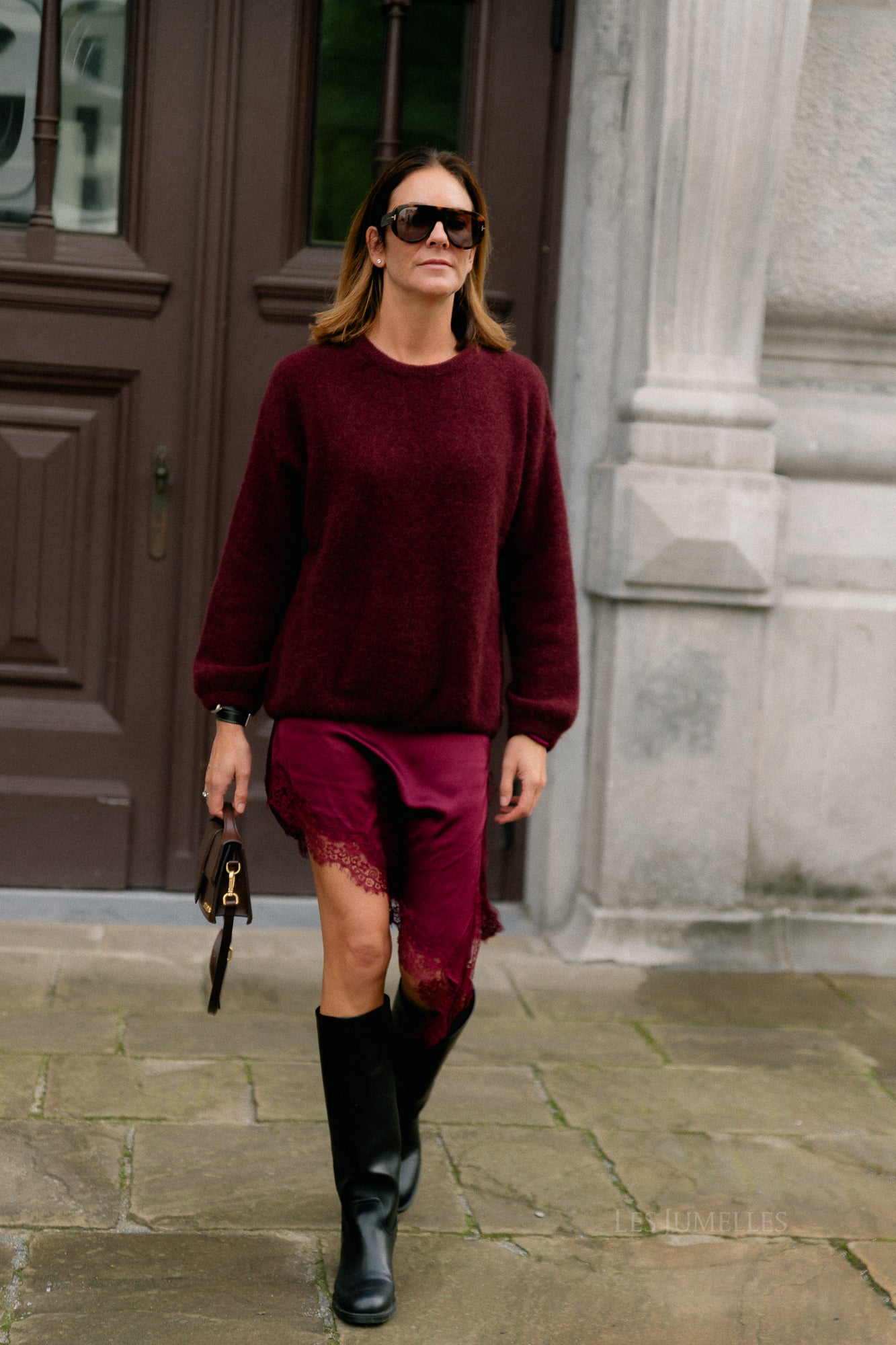 Elsa jumper burgundy