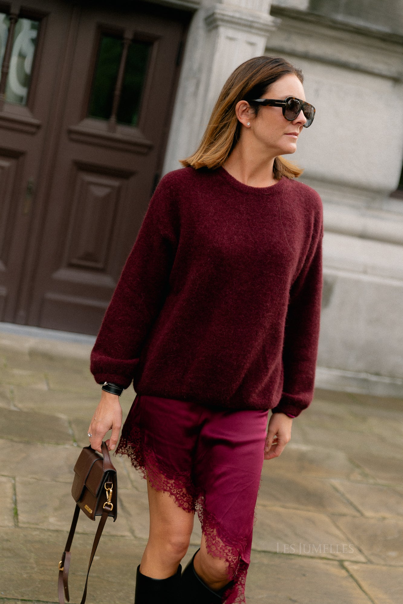 Elsa jumper burgundy