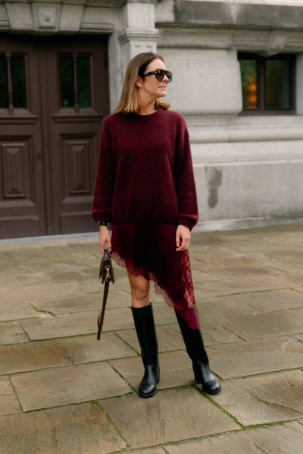 Elsa jumper burgundy