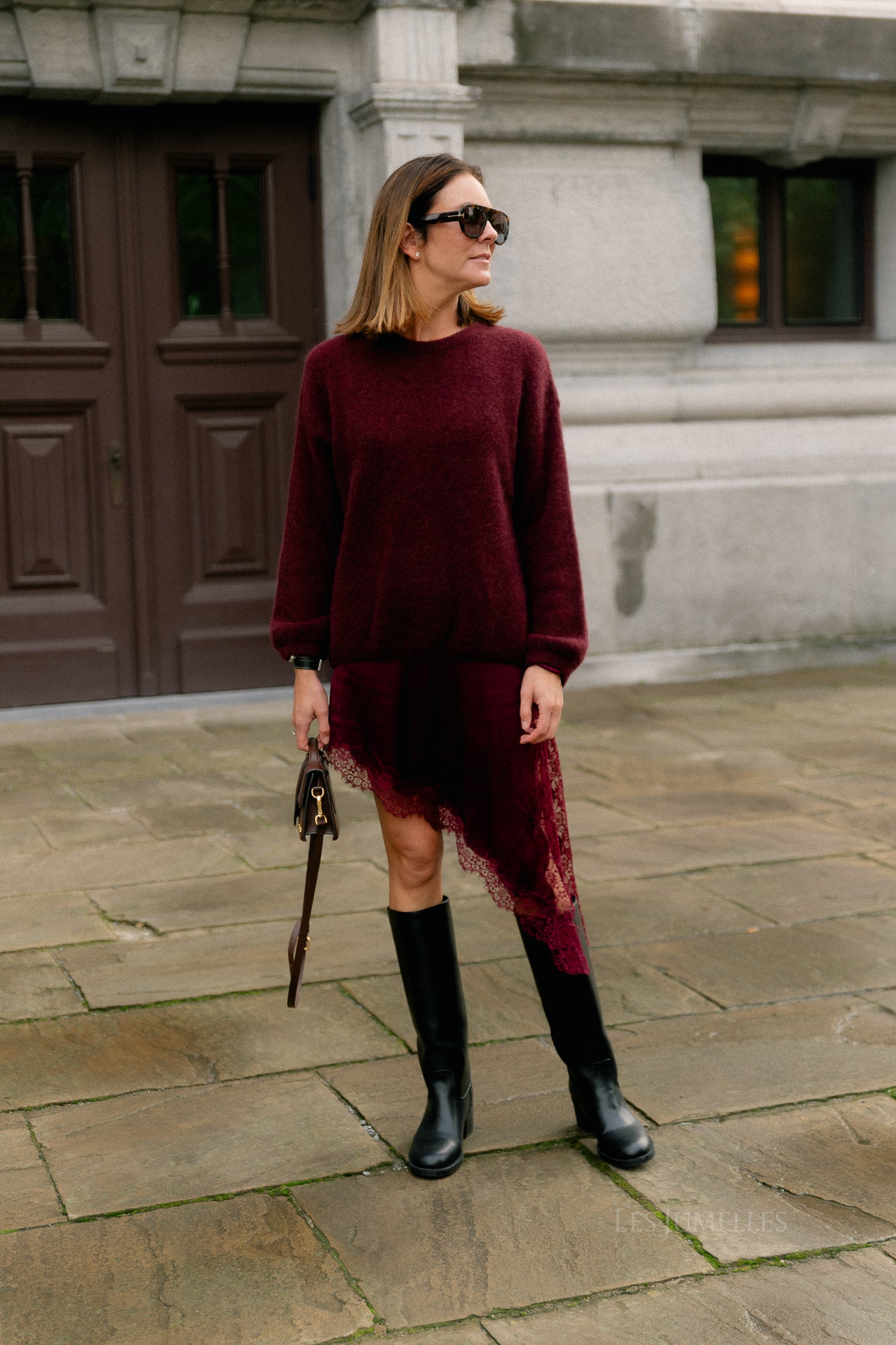 Elsa jumper burgundy