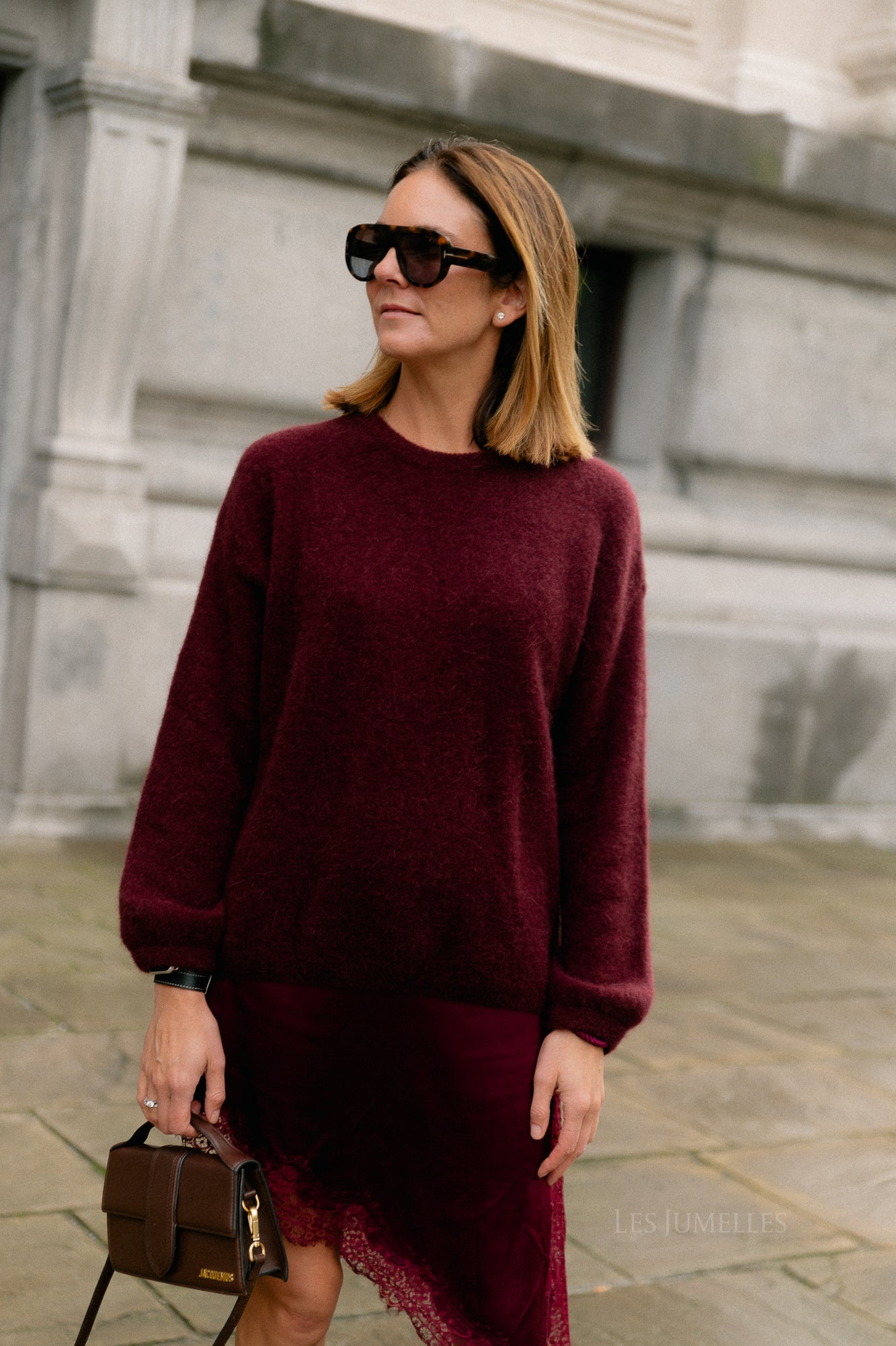 Elsa jumper burgundy