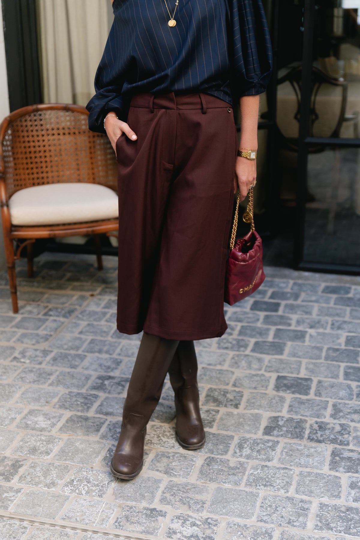 Nora jorts plum