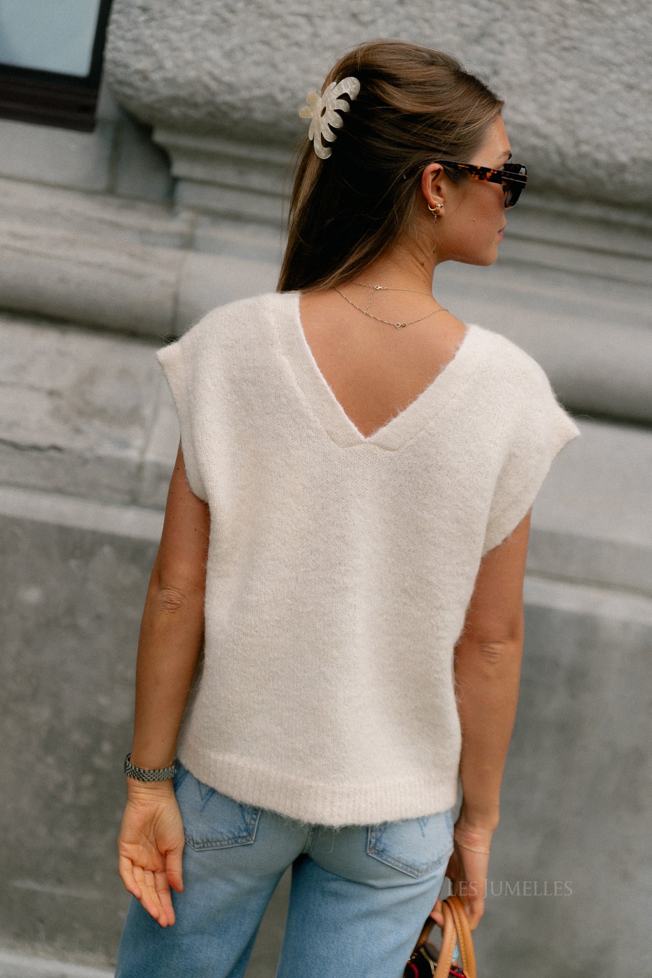 SLFGabella knit vest birch