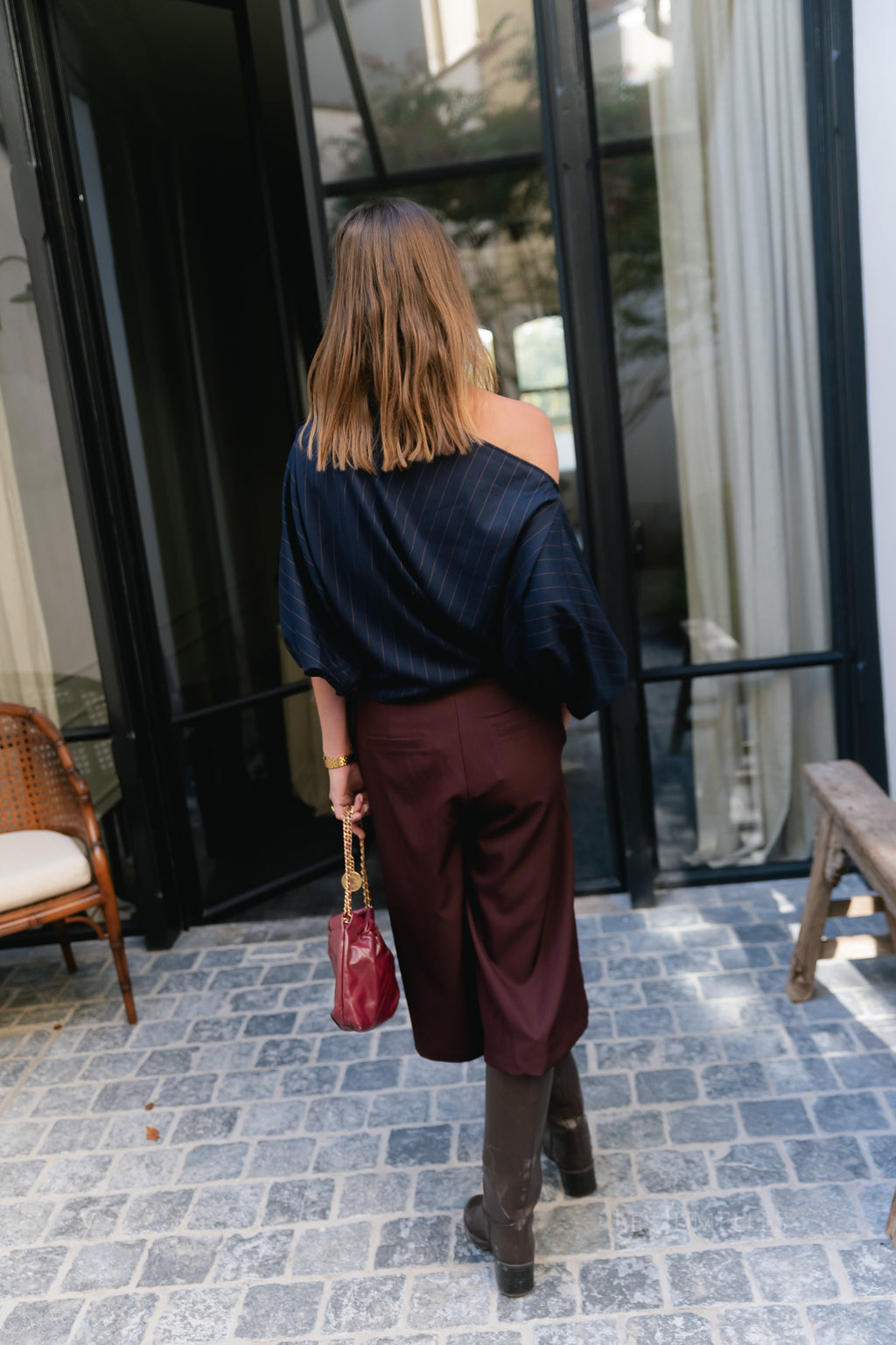 Nora jorts plum
