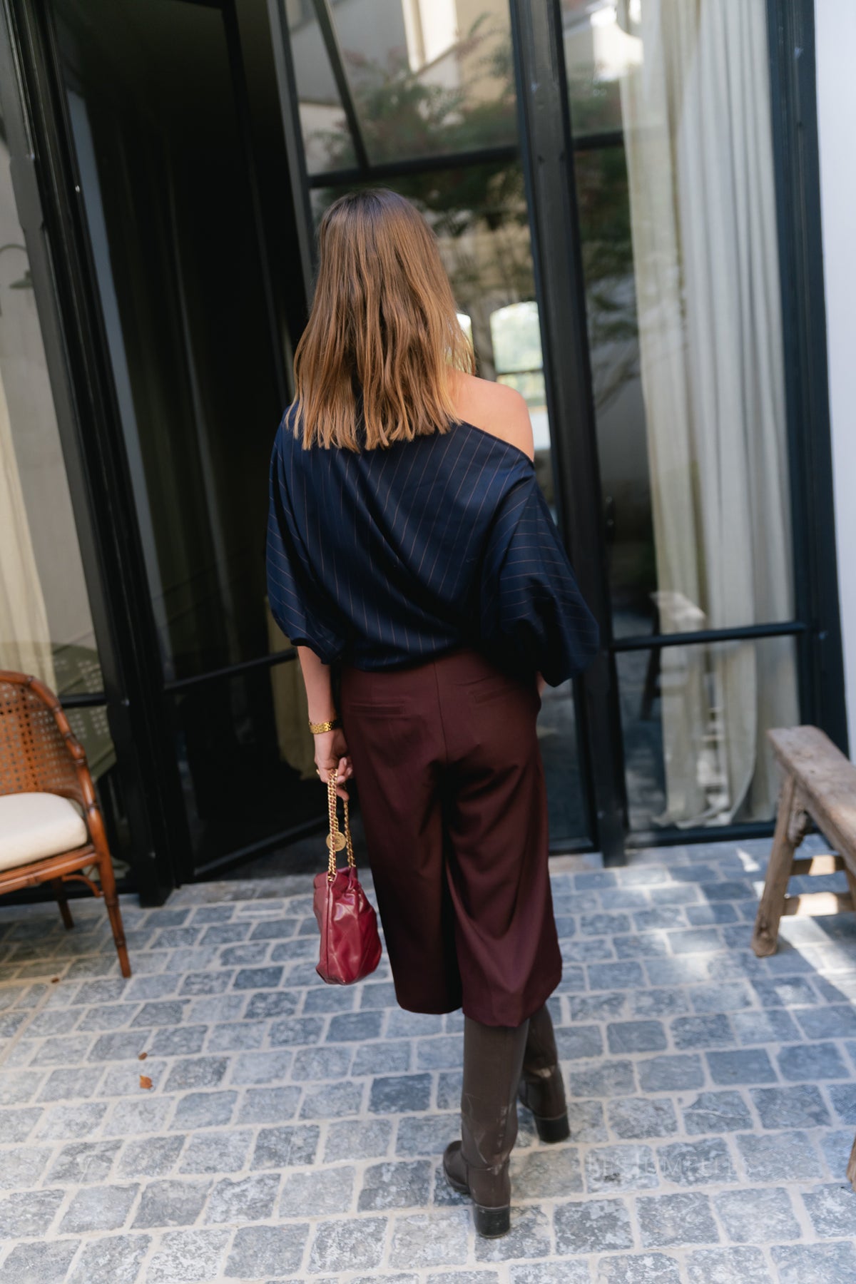 Nora jorts plum