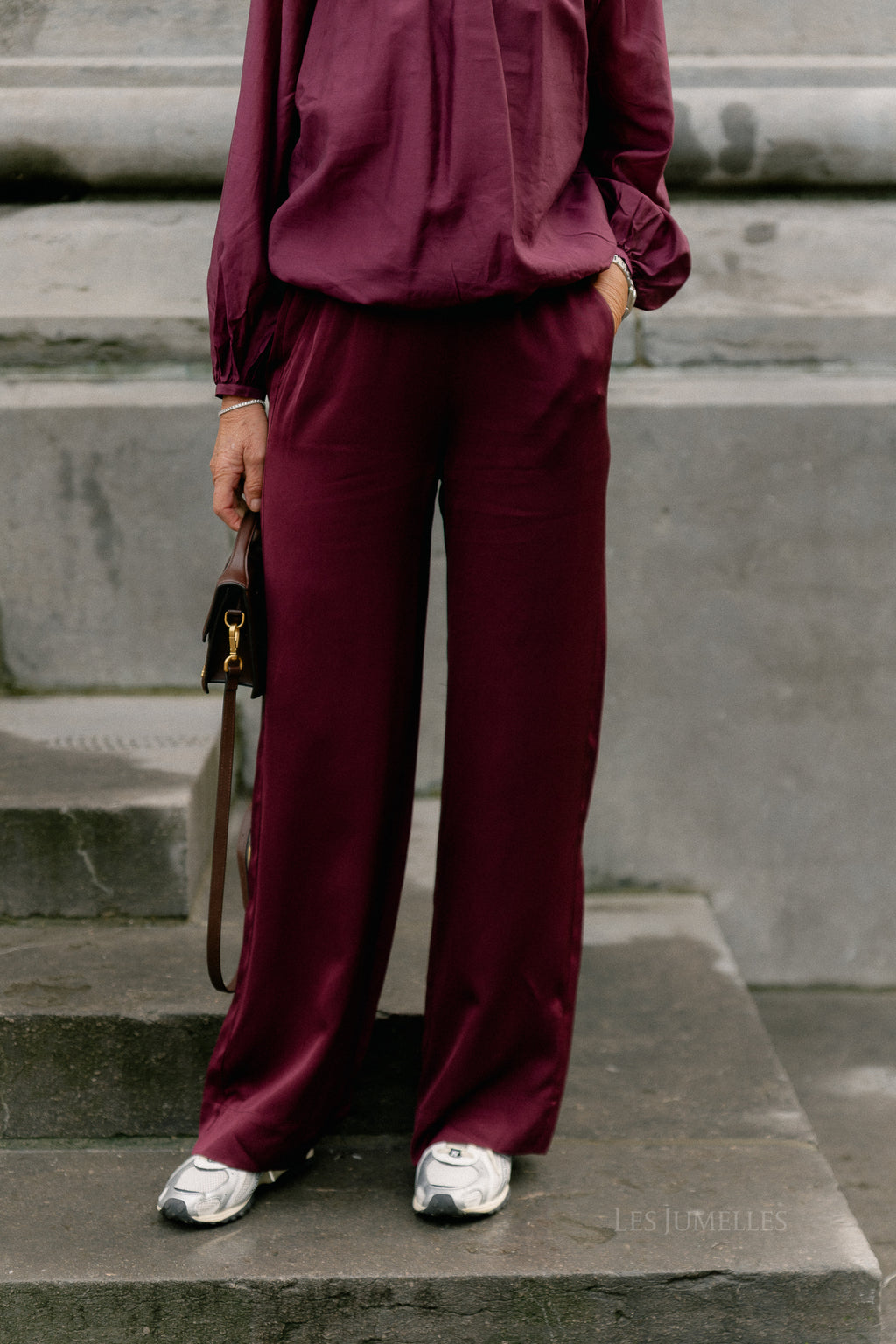 SLFLaurina MW wide pant fig