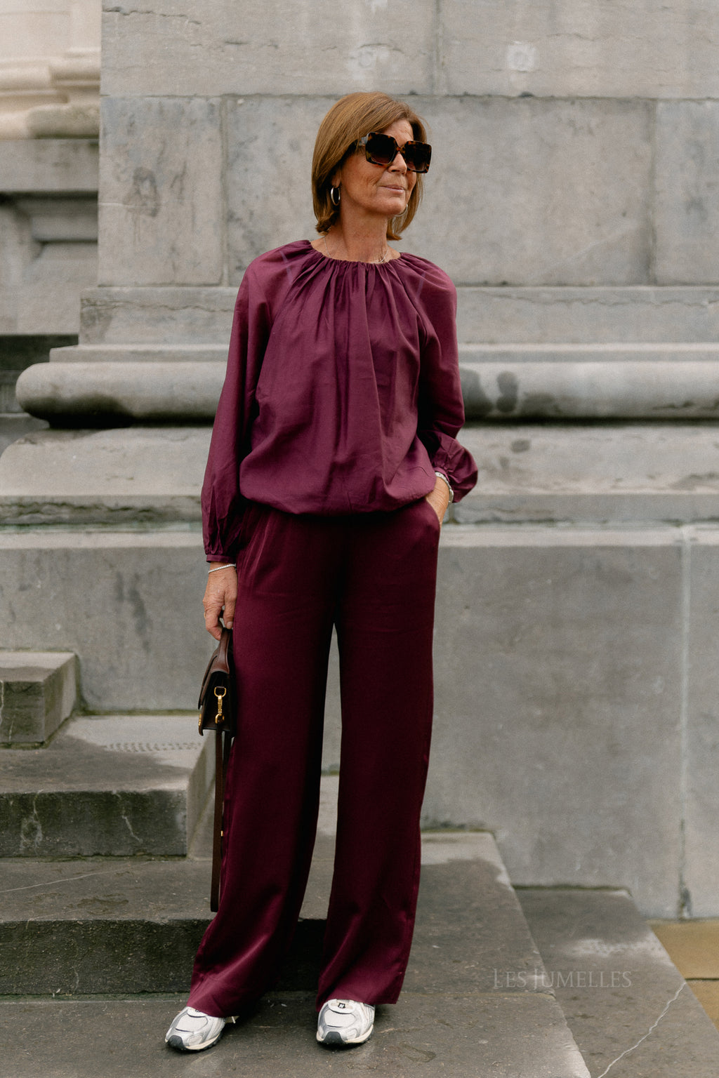 SLFLaurina MW wide pant fig