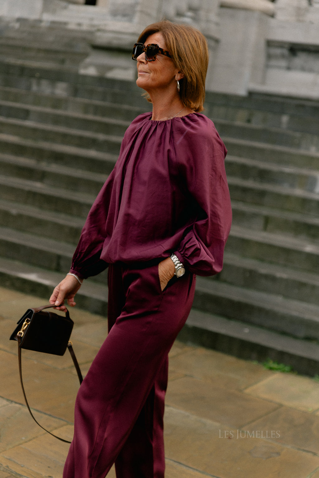 SLFLaurina MW wide pant fig