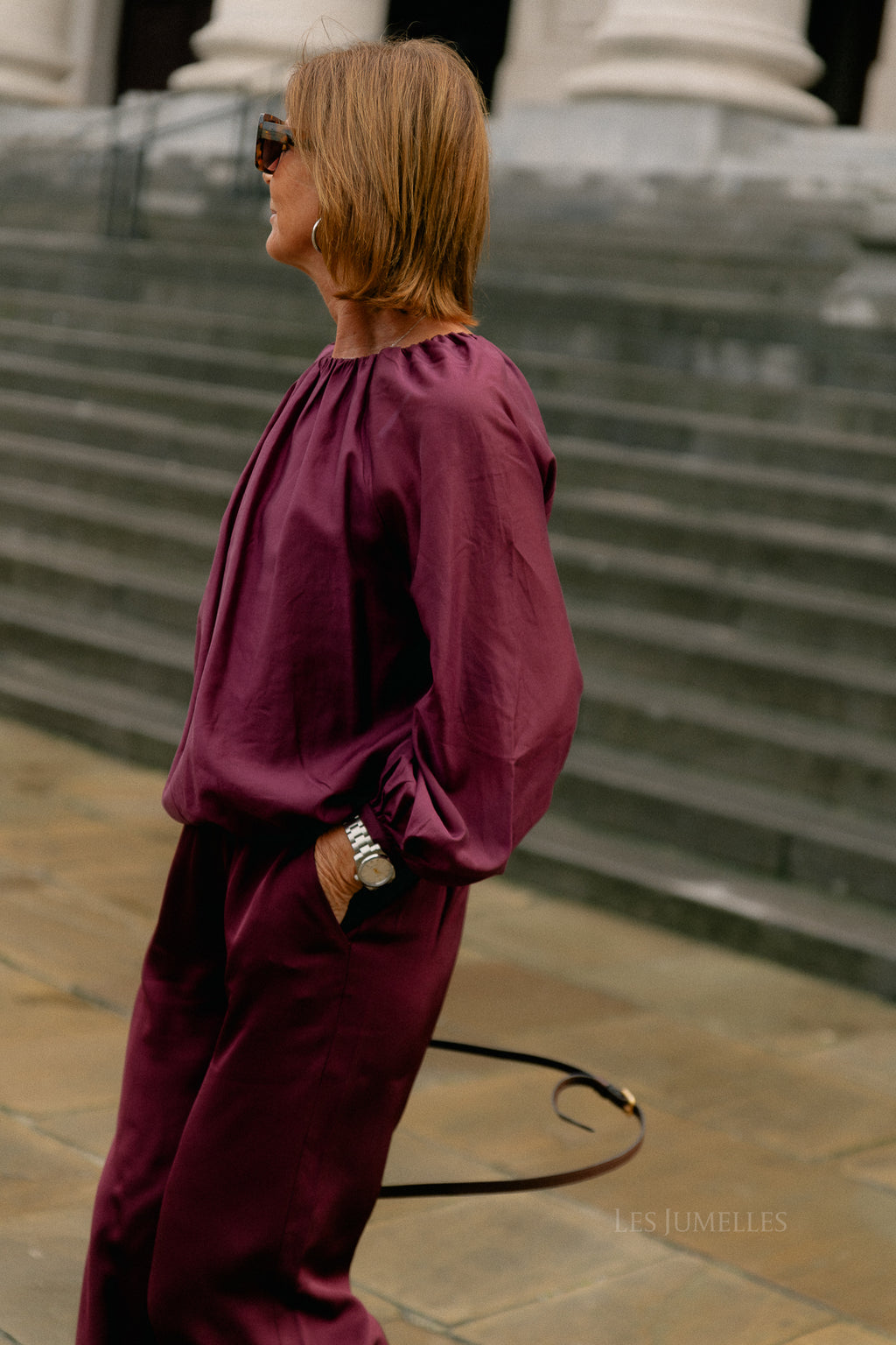 SLFLaurina MW wide pant fig