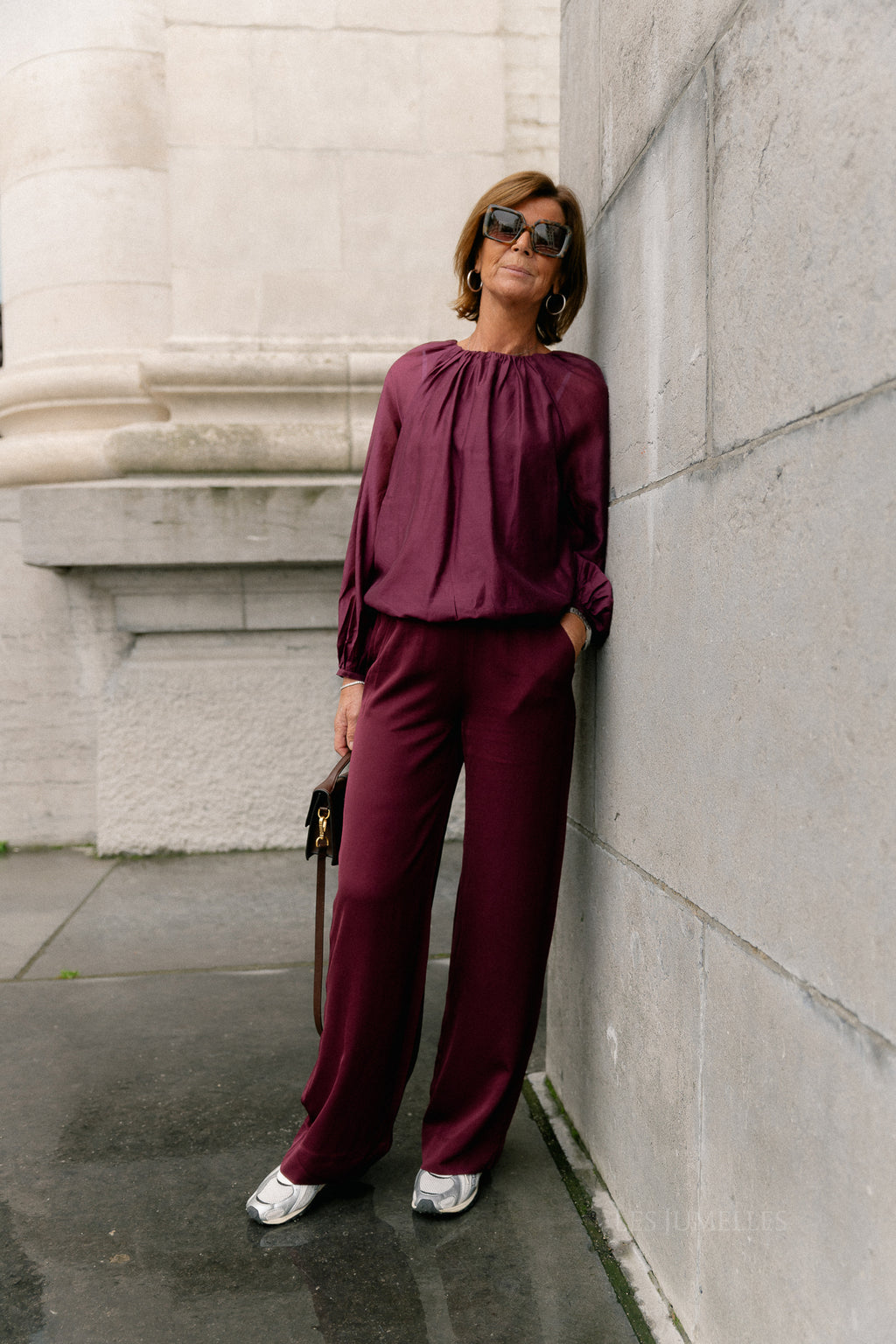 SLFLaurina MW wide pant fig