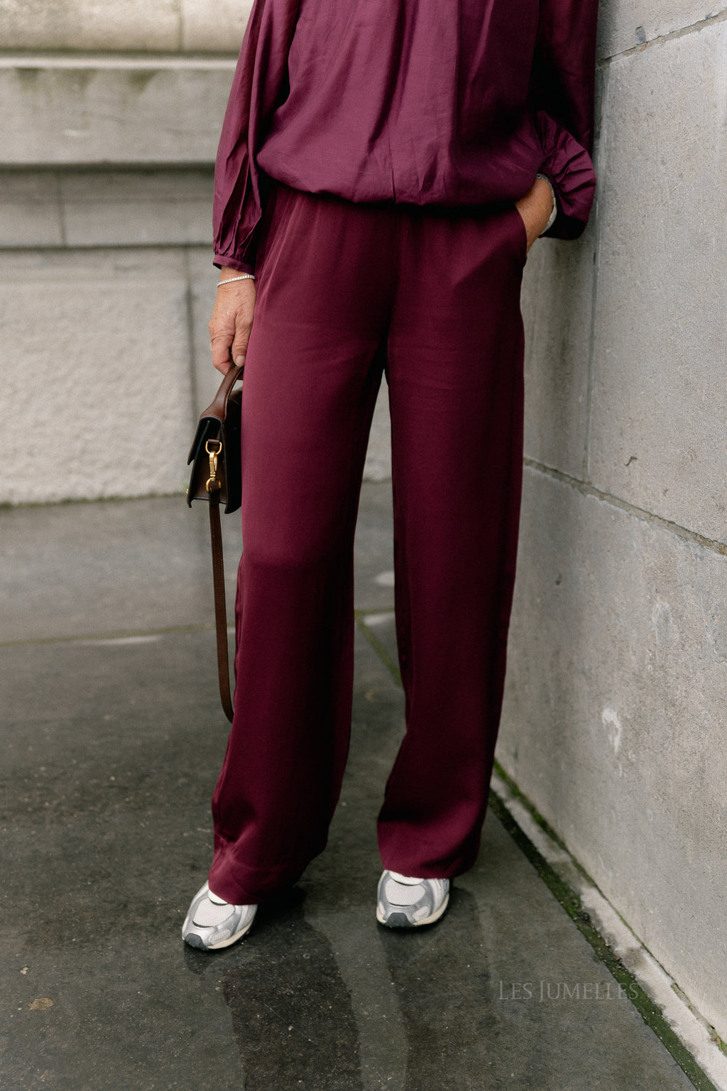 SLFLaurina MW wide pant fig