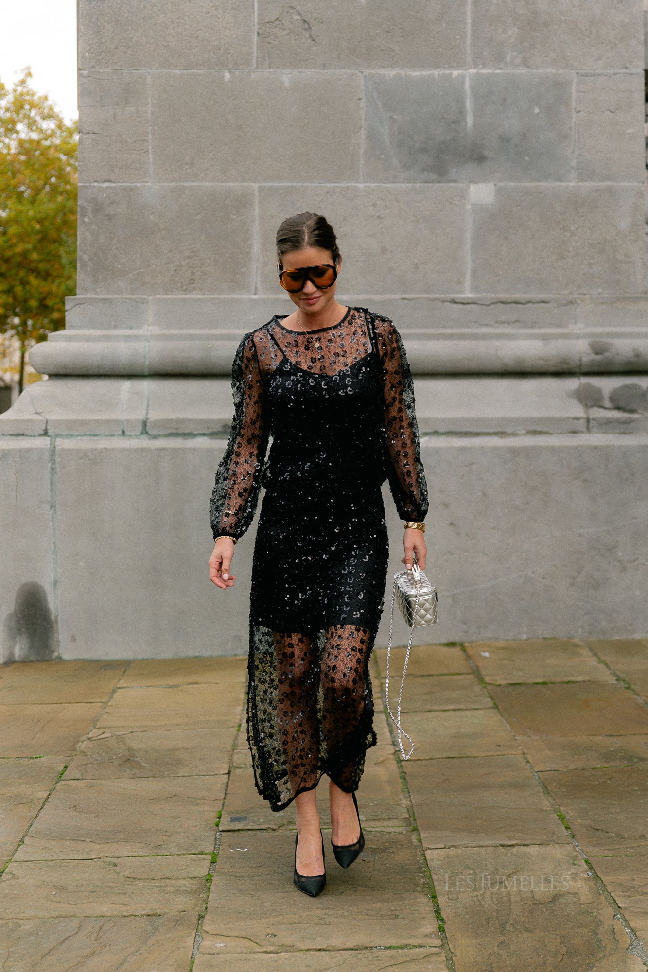 OBJMaisy HW long skirt black