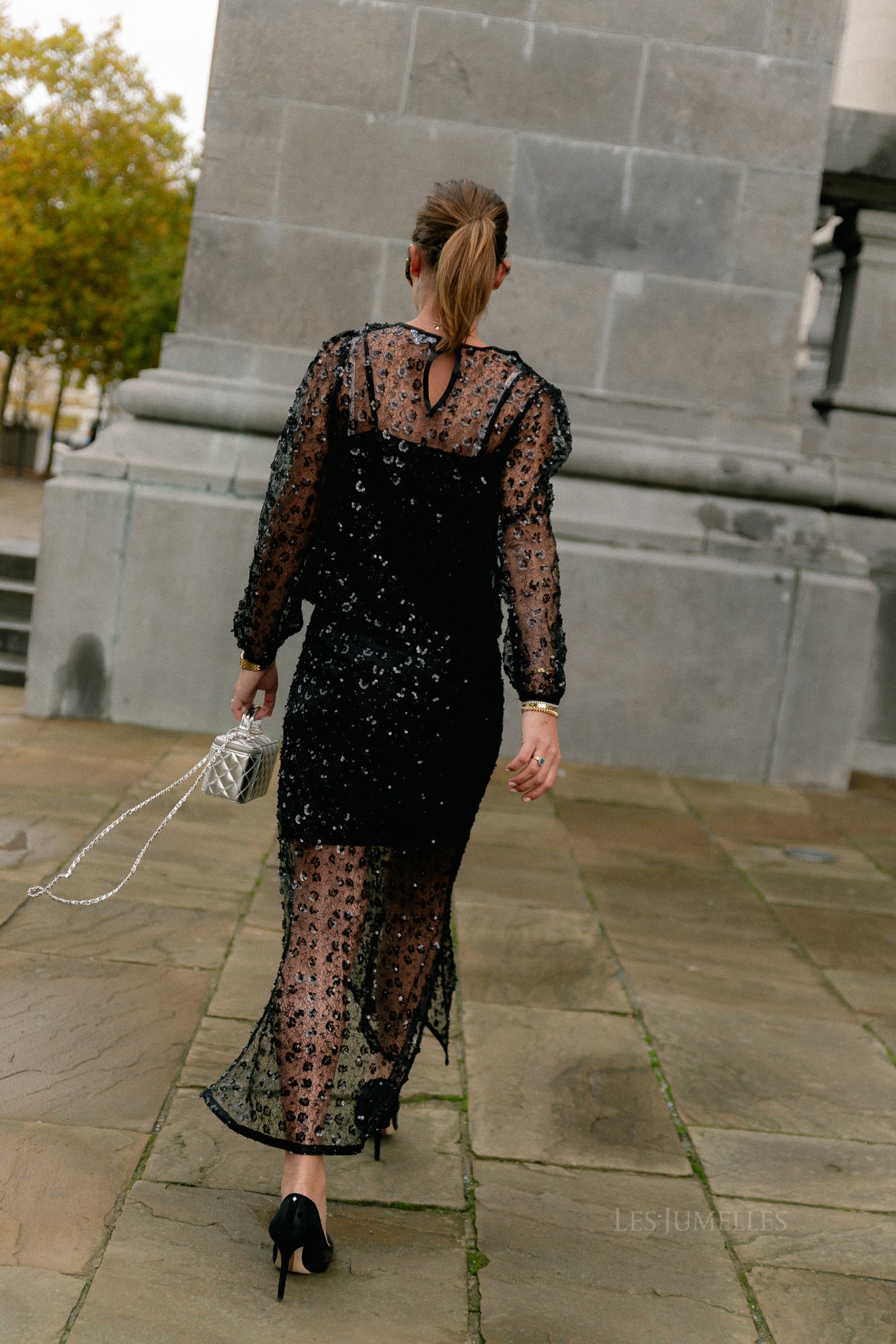 OBJMaisy HW long skirt black