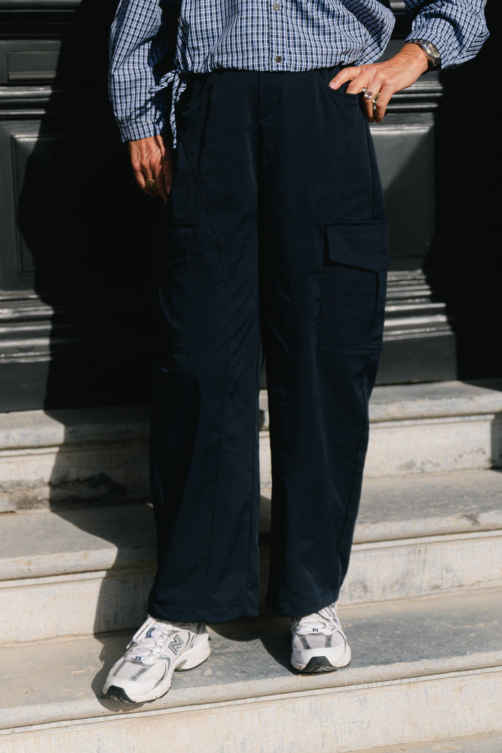 Alyna cargo pants navy