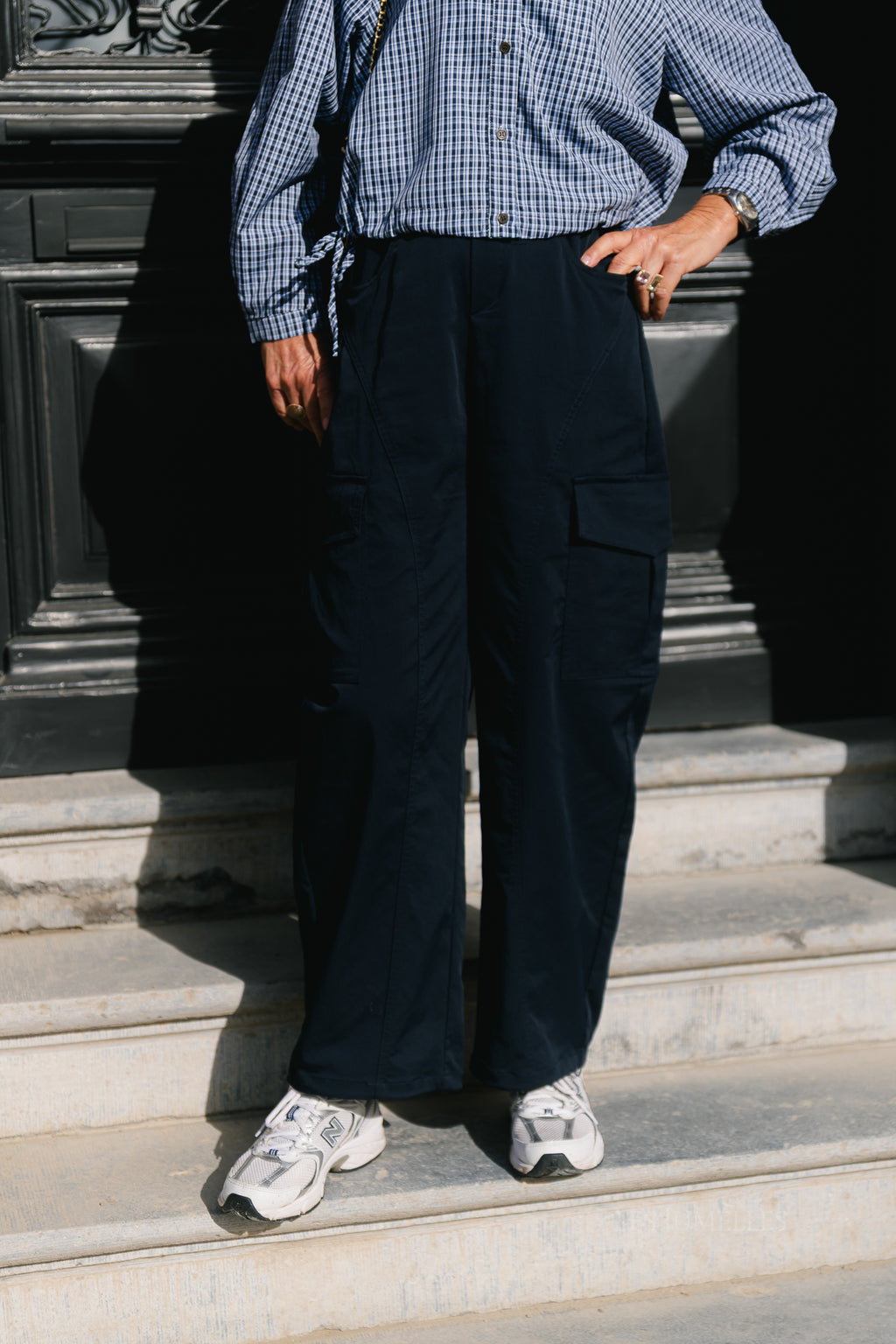 Alyna cargo pants navy