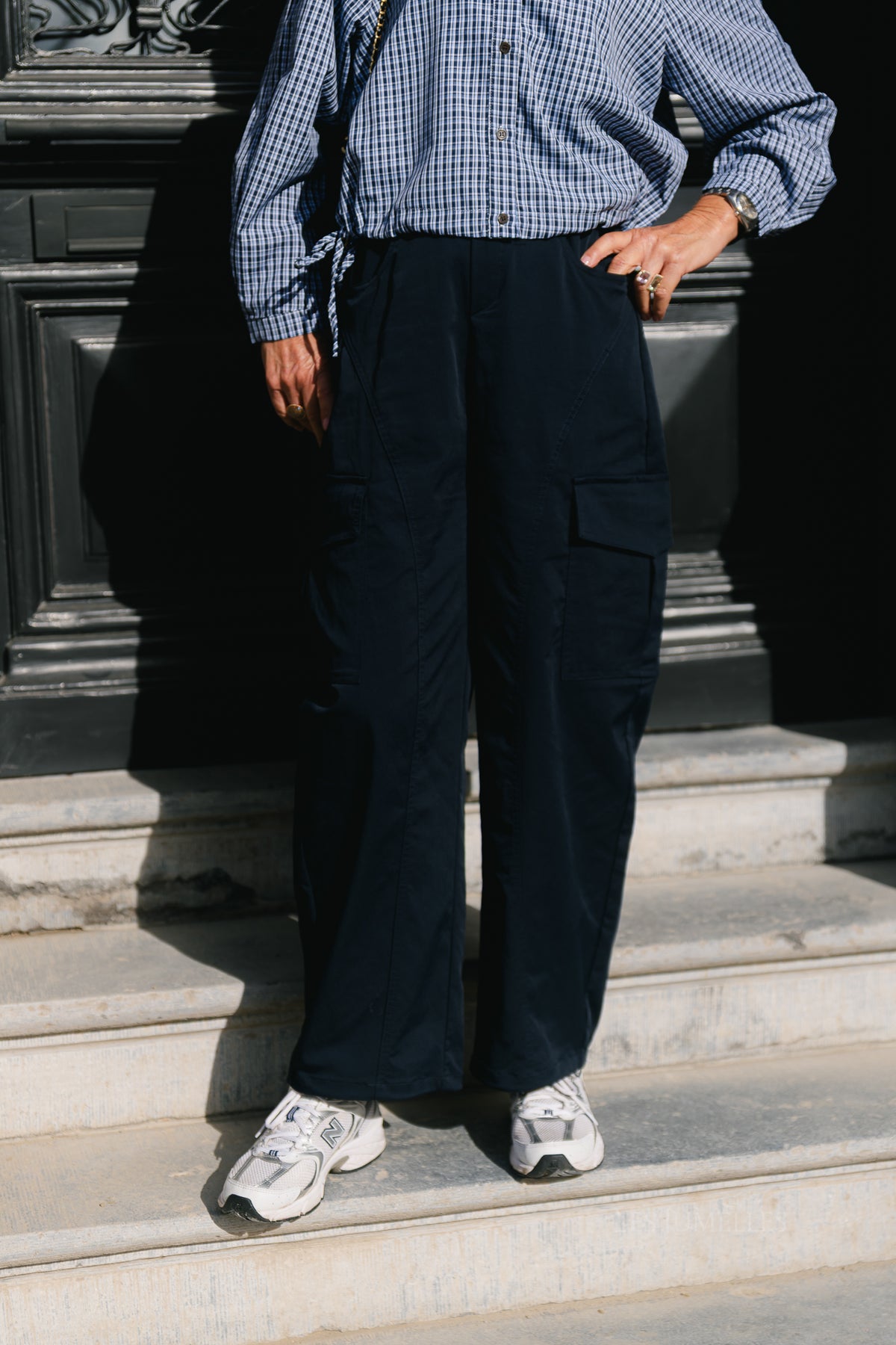 Alyna cargo pants navy