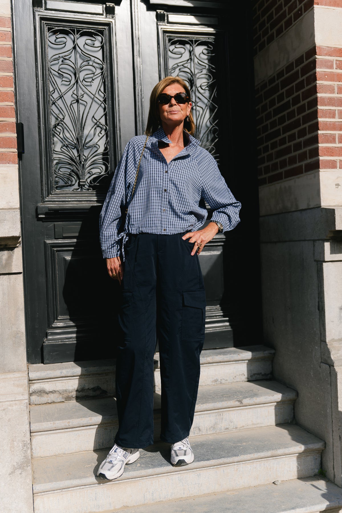 Alyna cargo pants navy