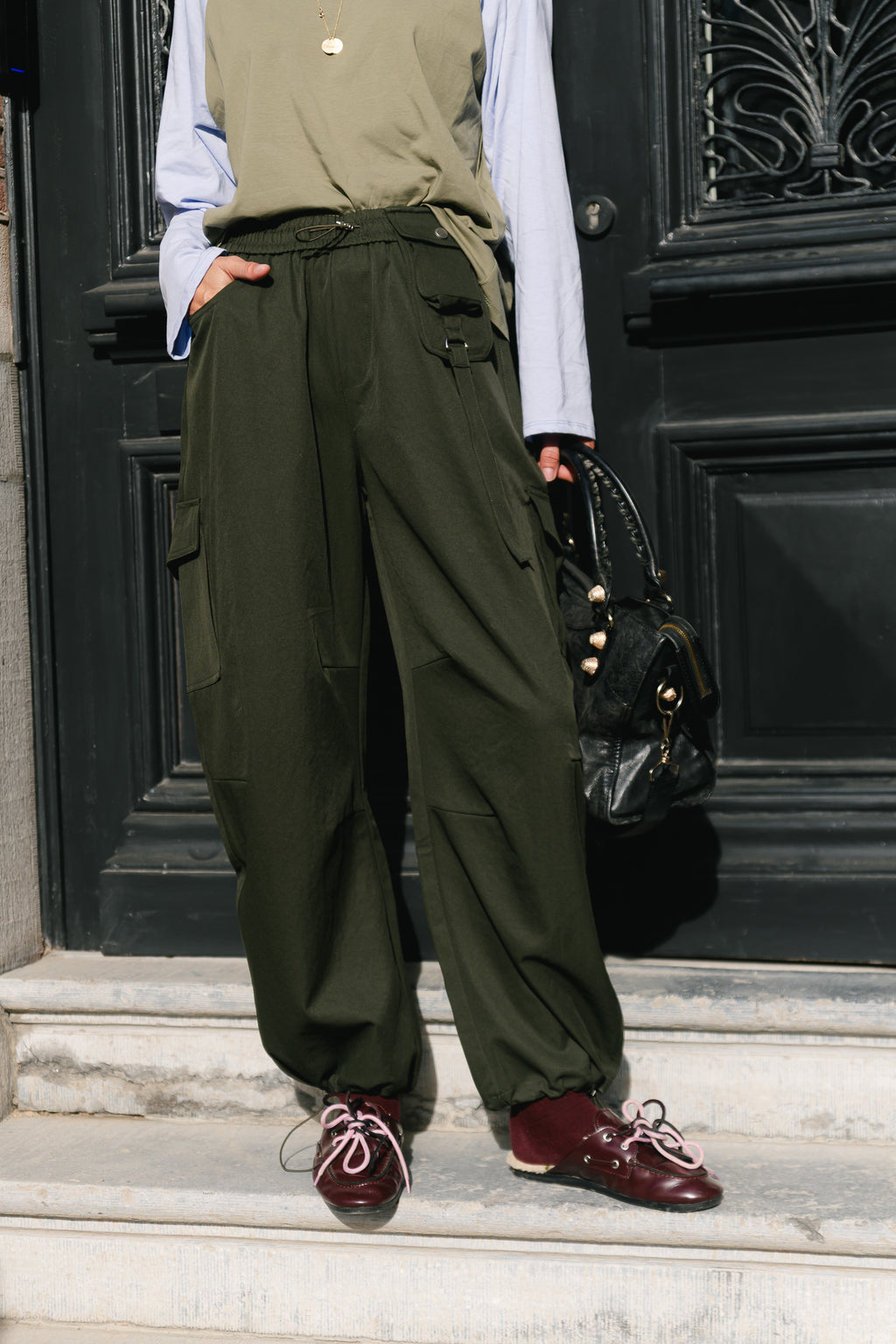 Lydia cargo pants khaki