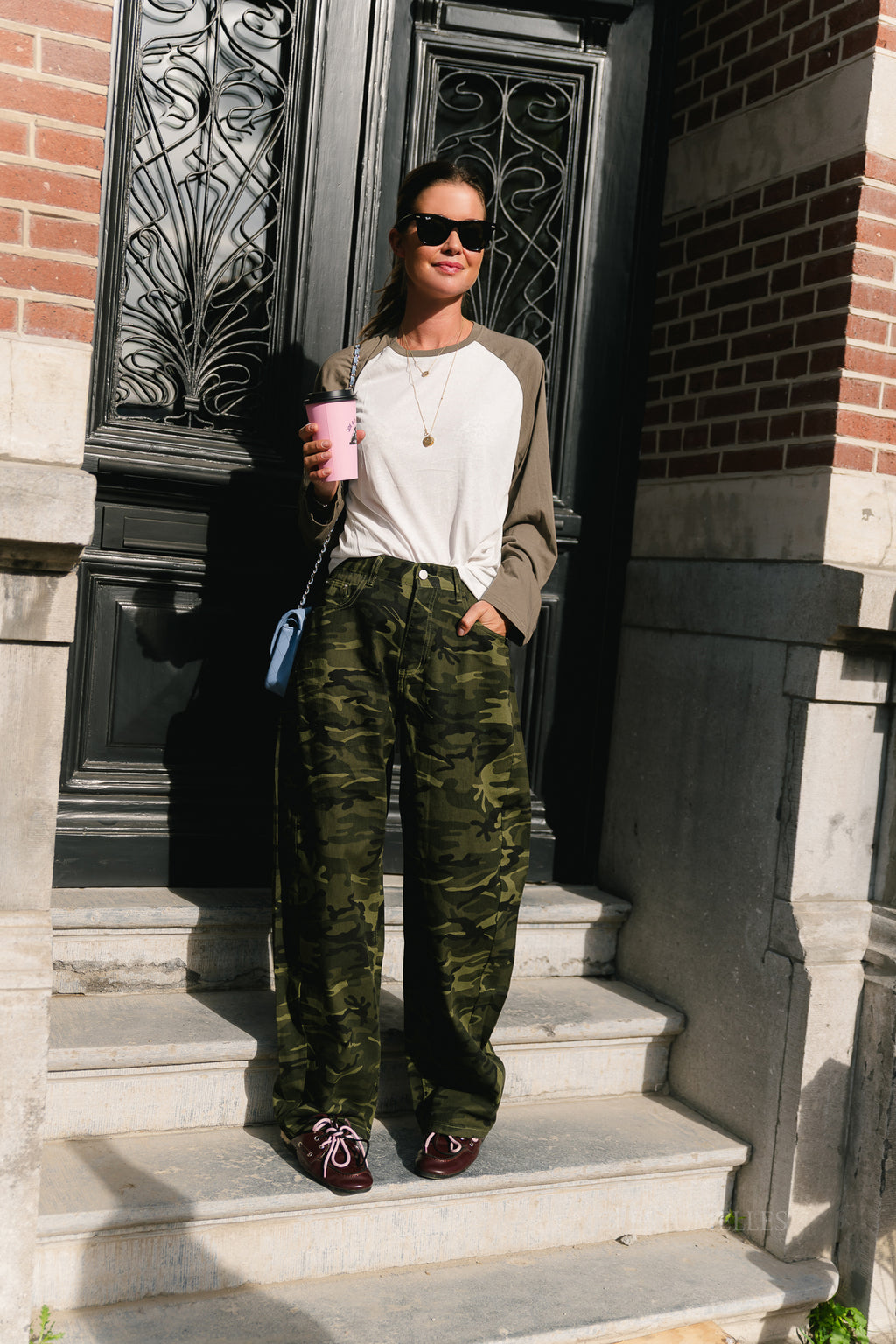 Lynn LS shirt white/khaki