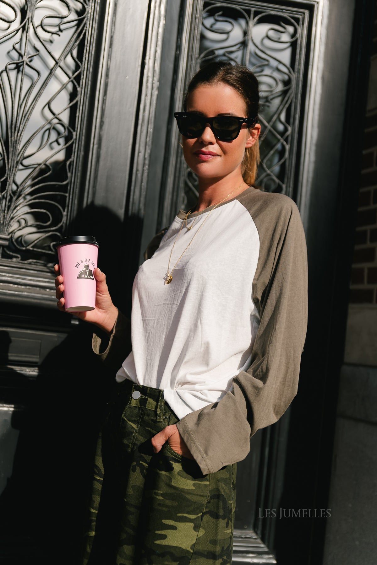 Lynn LS shirt white/khaki