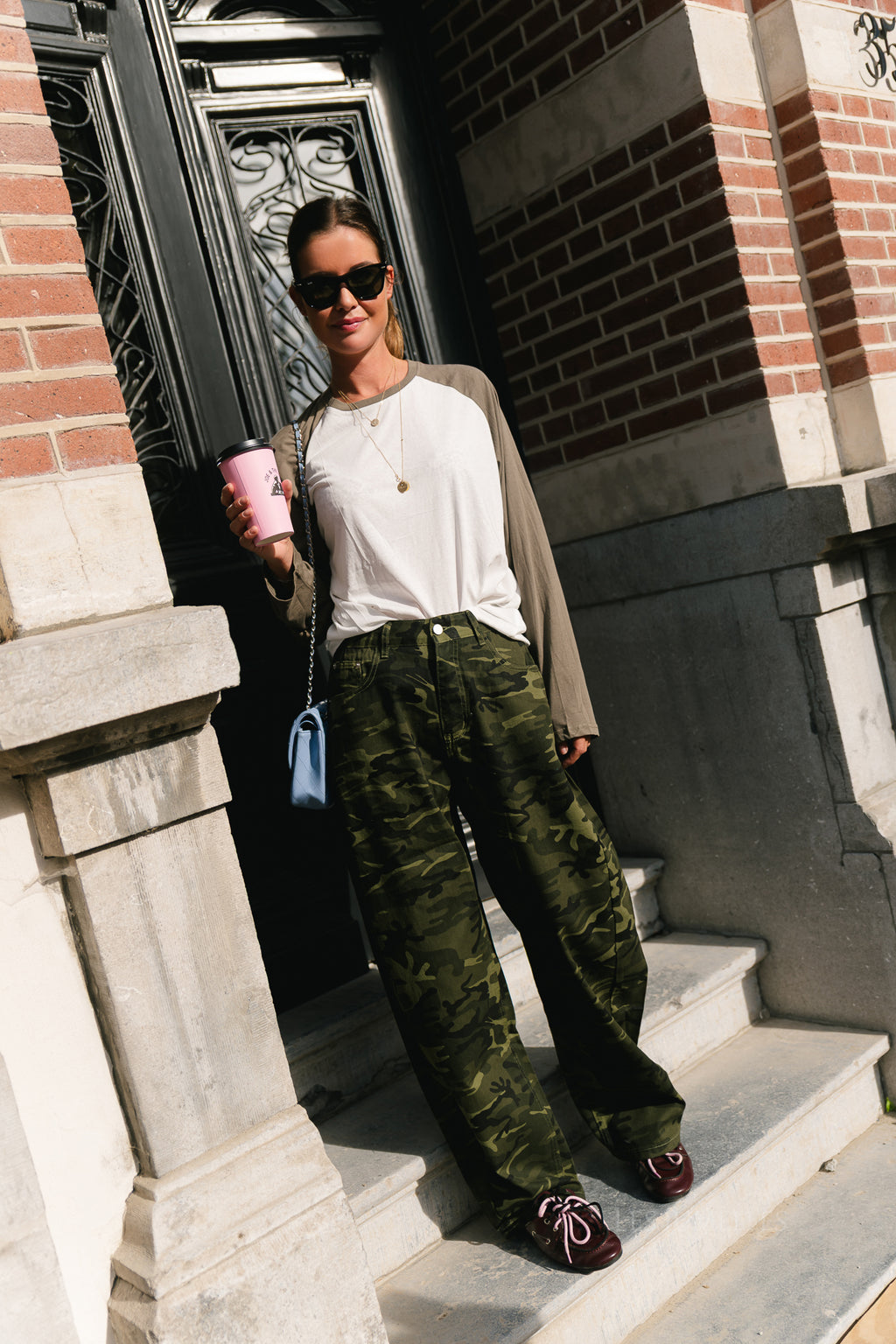 Lynn LS shirt white/khaki
