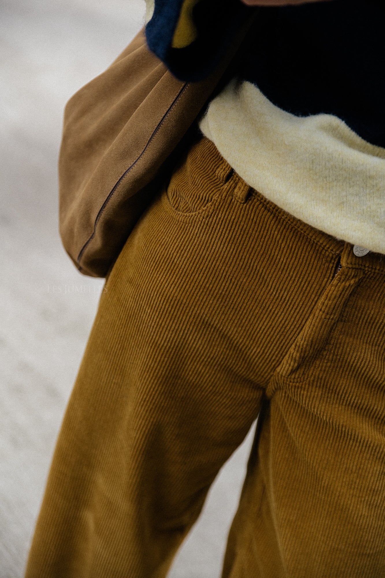 Corduroy pant dusty moss