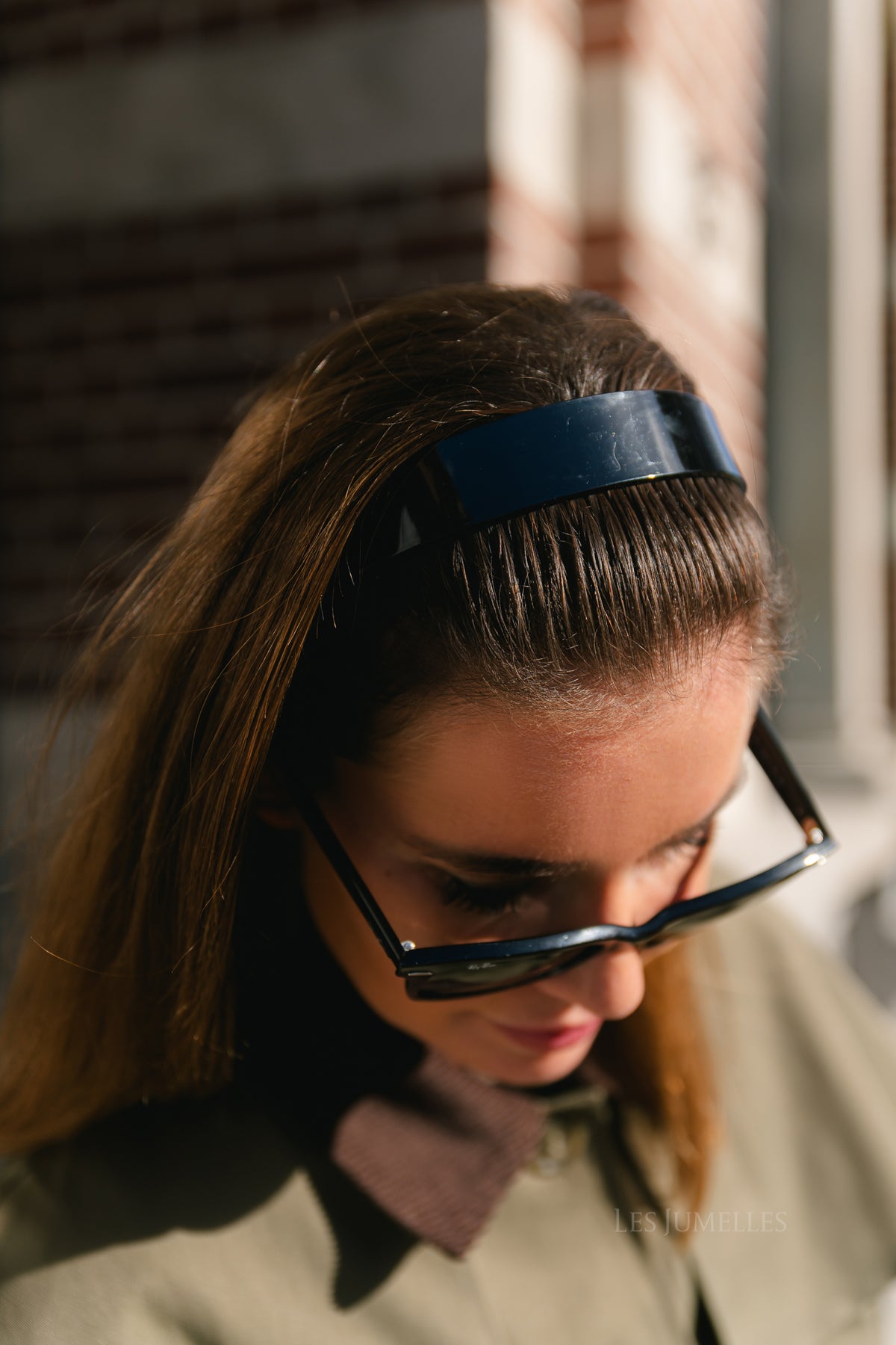 Wide headband black