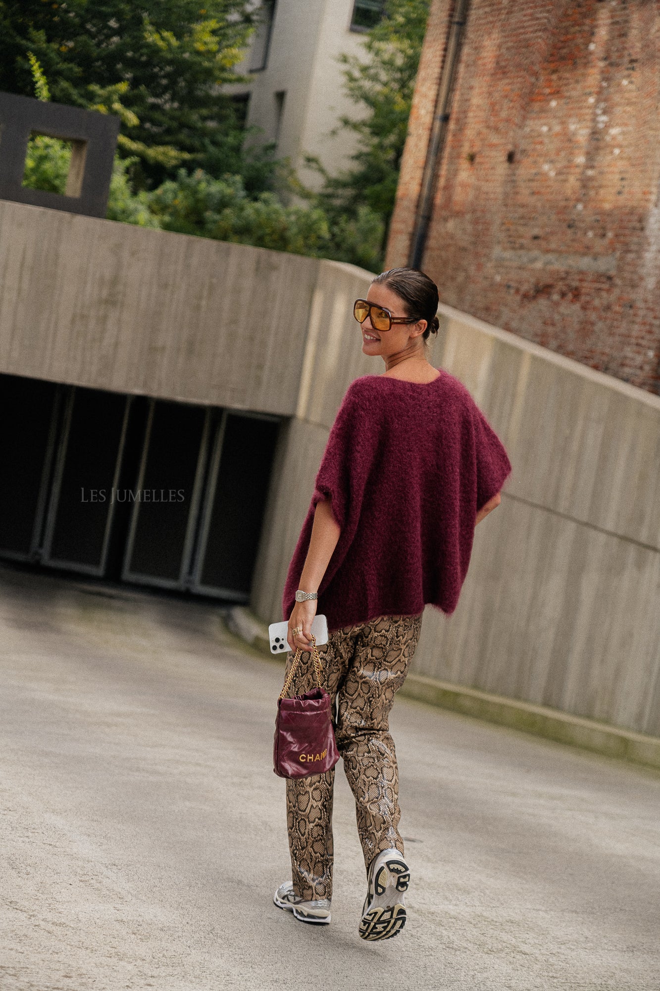 Odile jumper burgundy