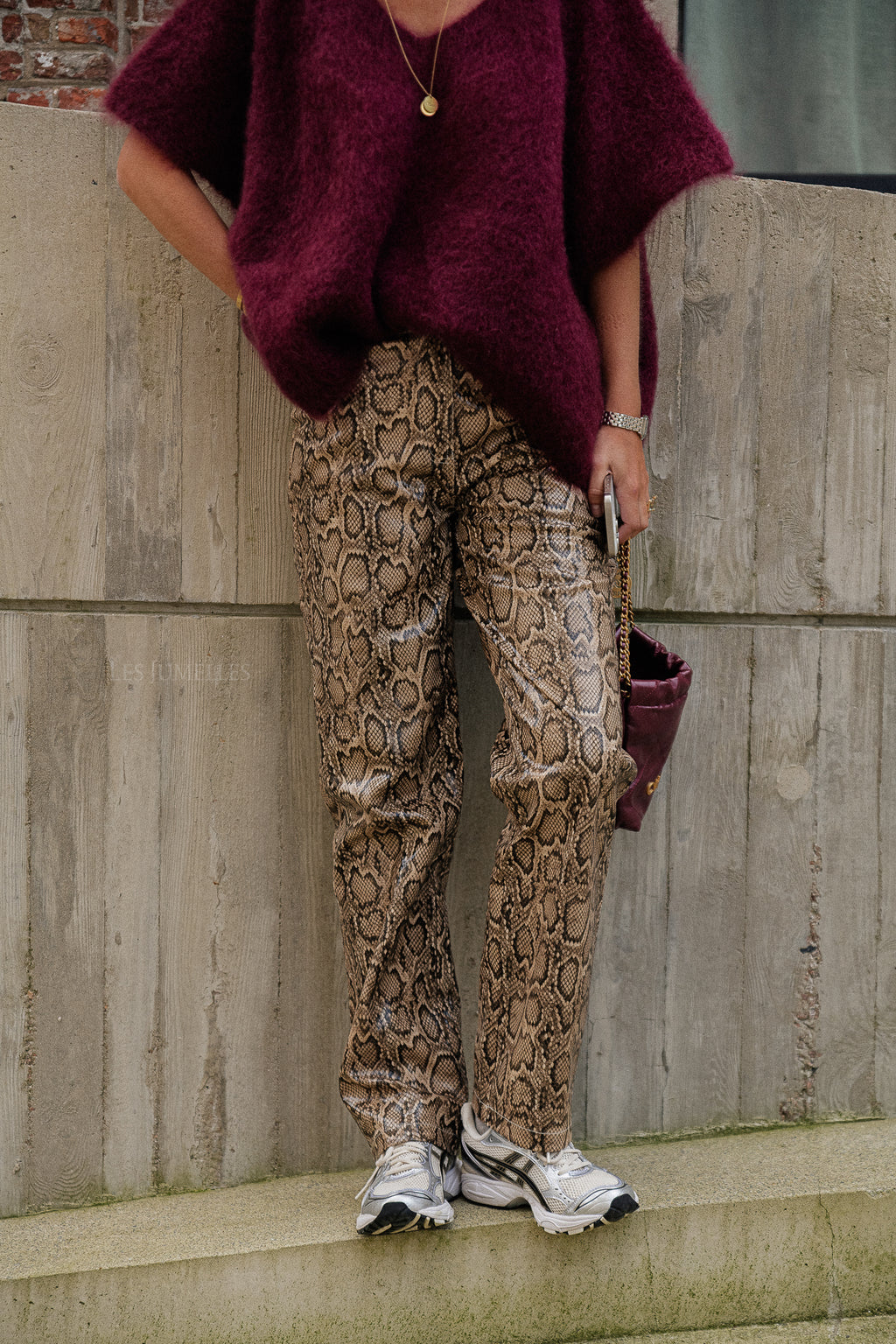 Sammy broek slangenprint