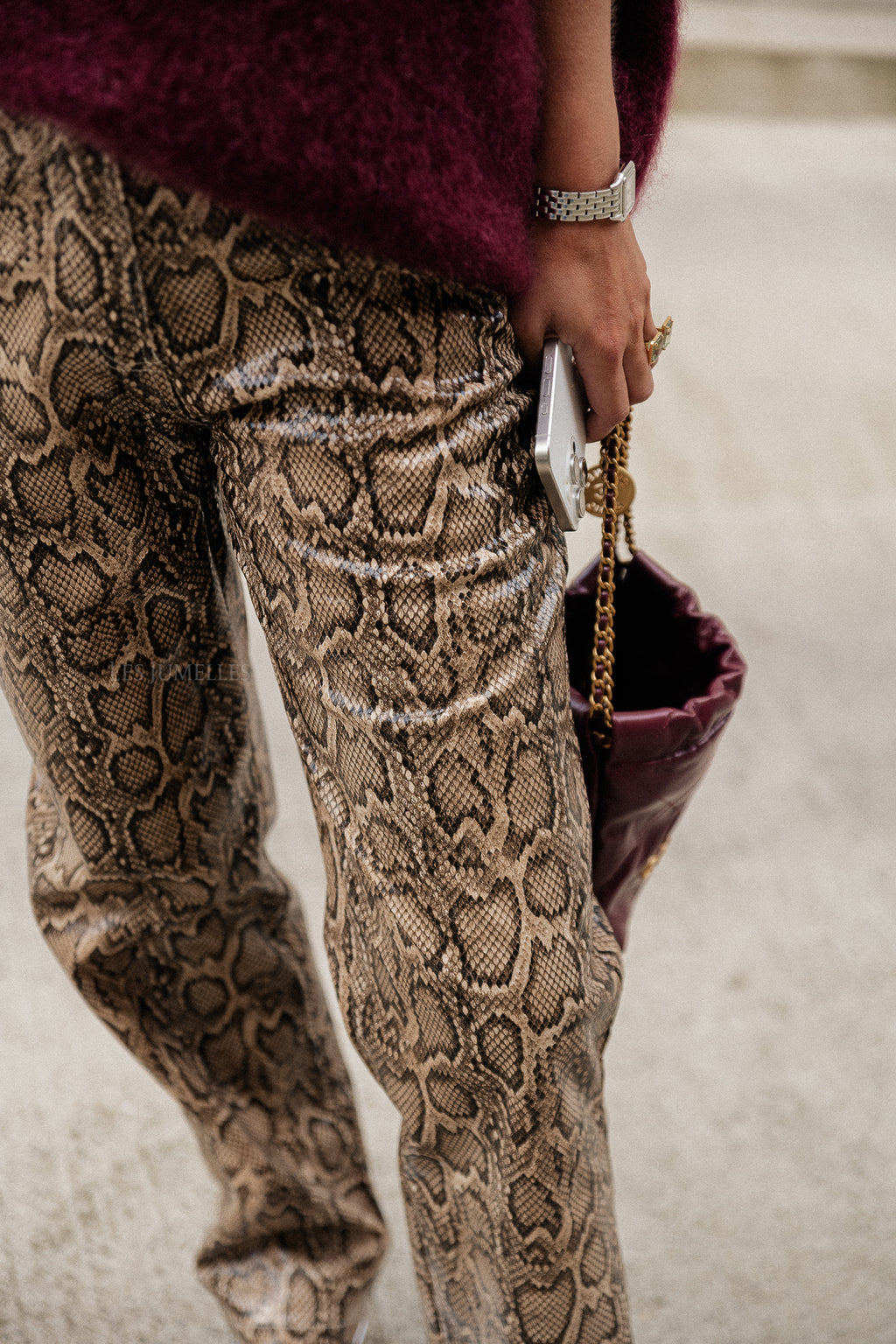 Sammy broek slangenprint