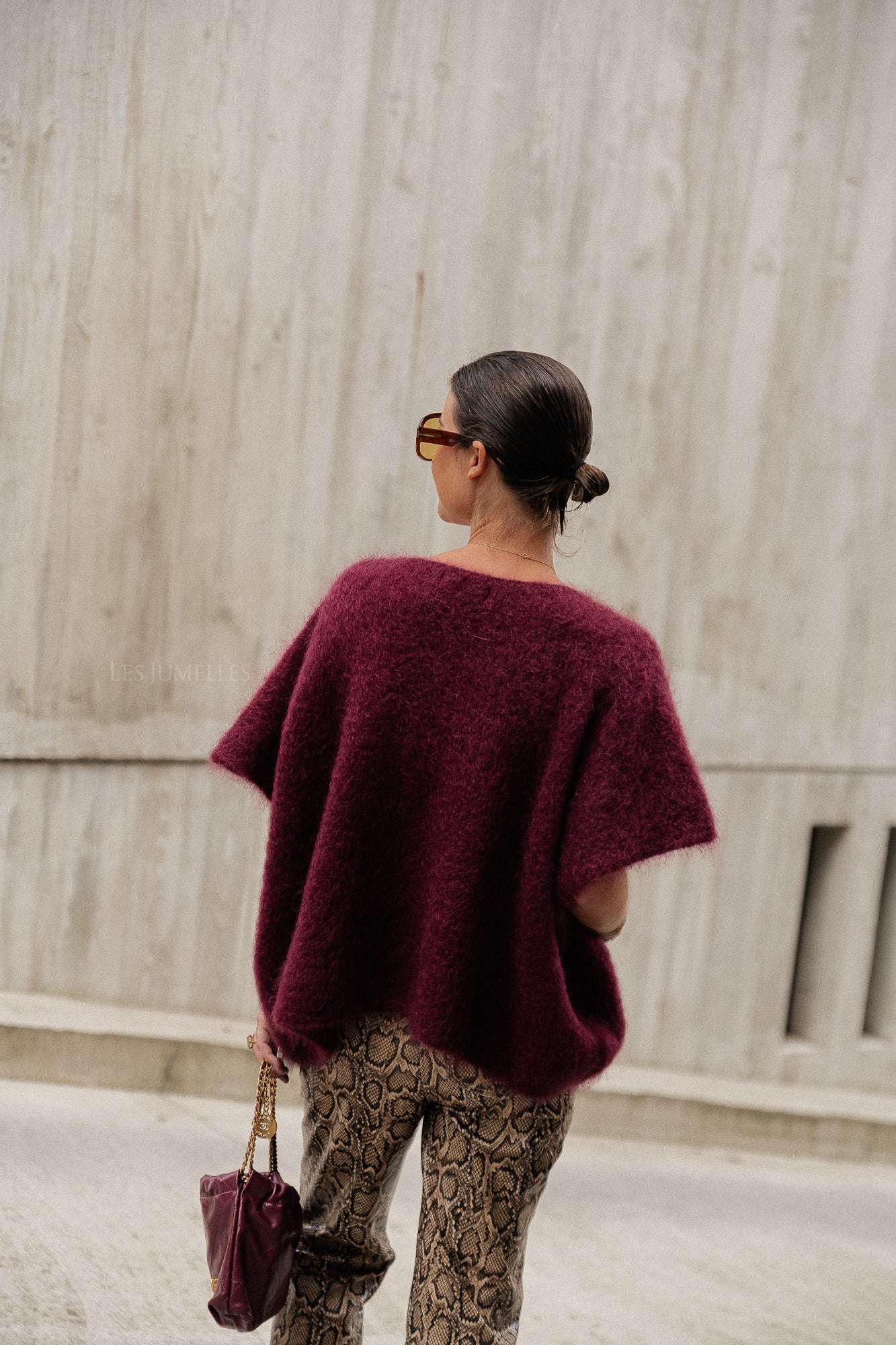 Pull Odile bordeaux