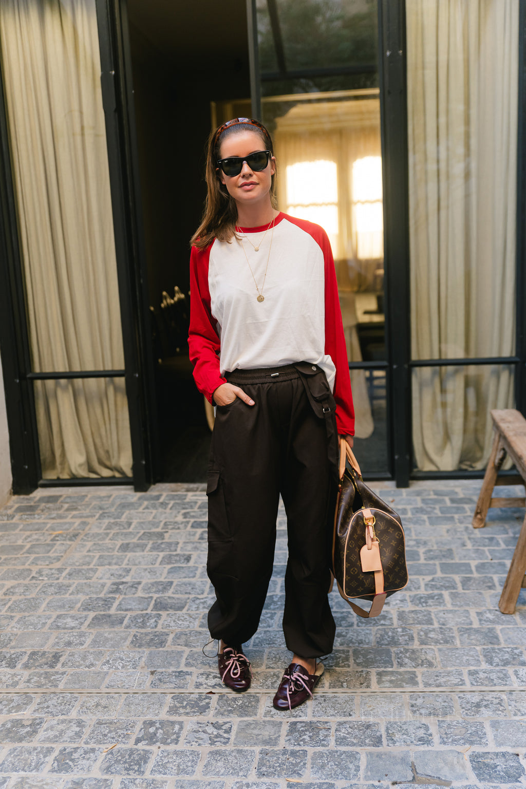 Lydia cargo pants seal brown