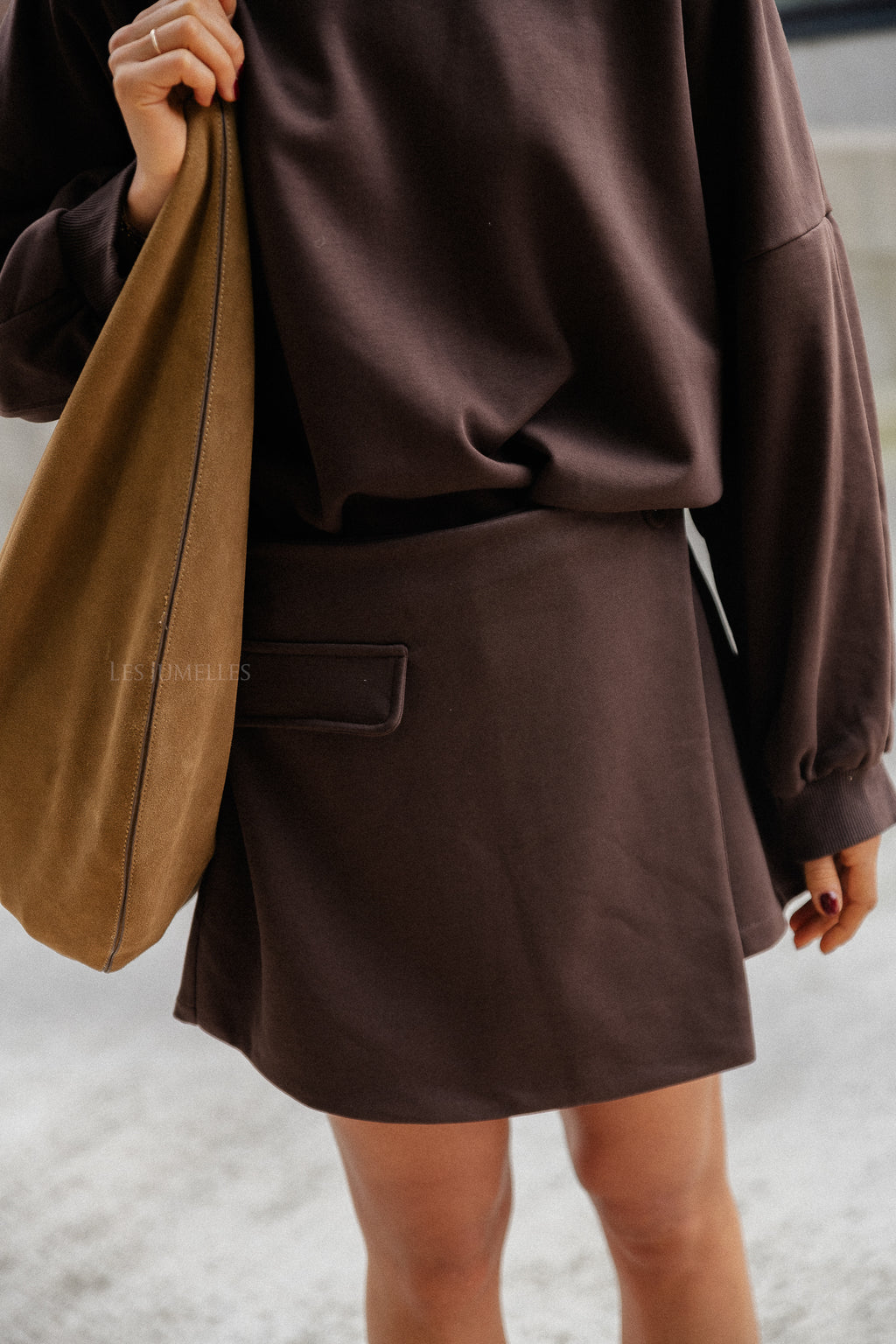 Jupe-short Jolie marron