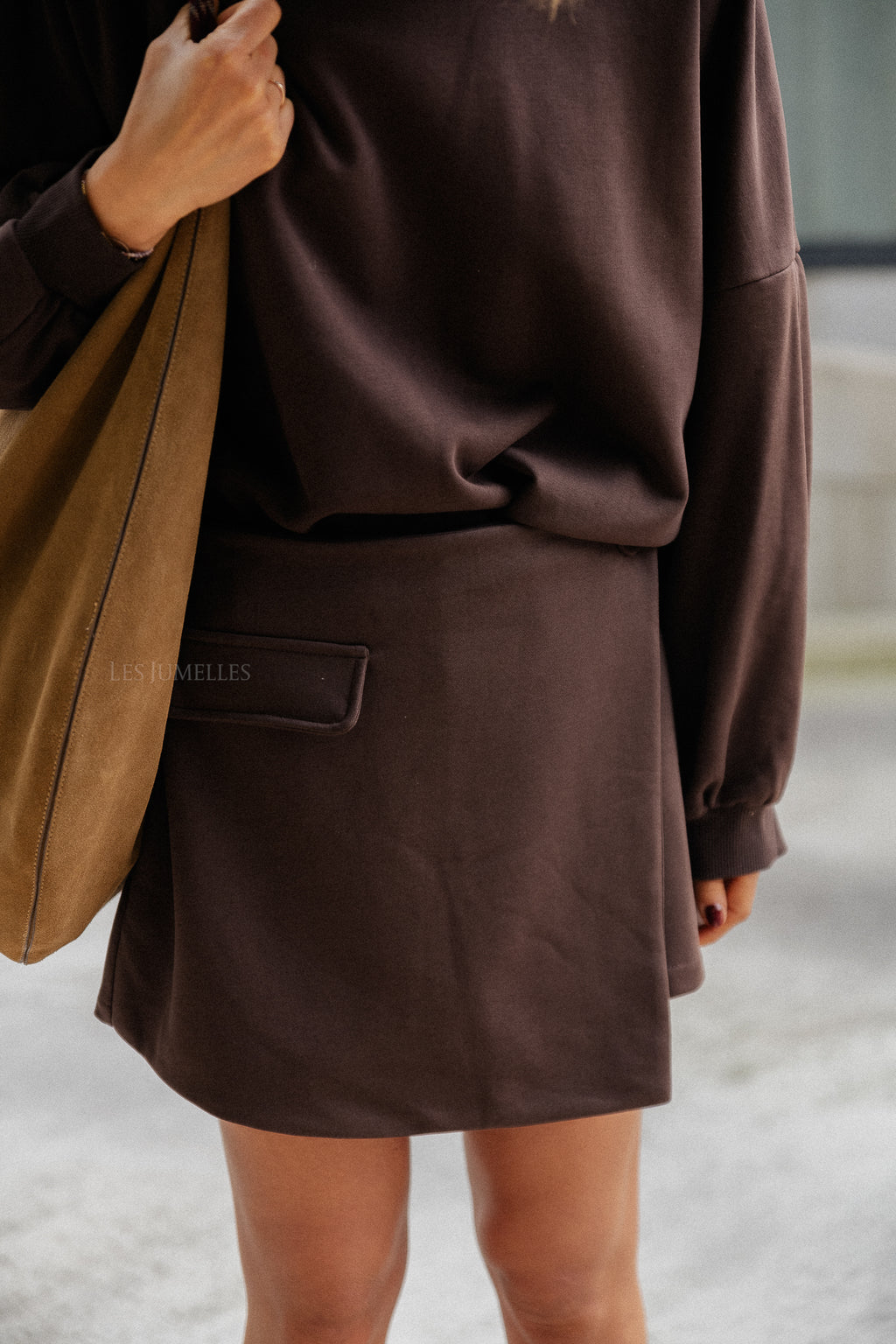 Jupe-short Jolie marron
