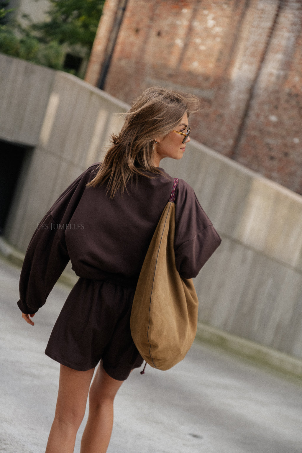 Jupe-short Jolie marron