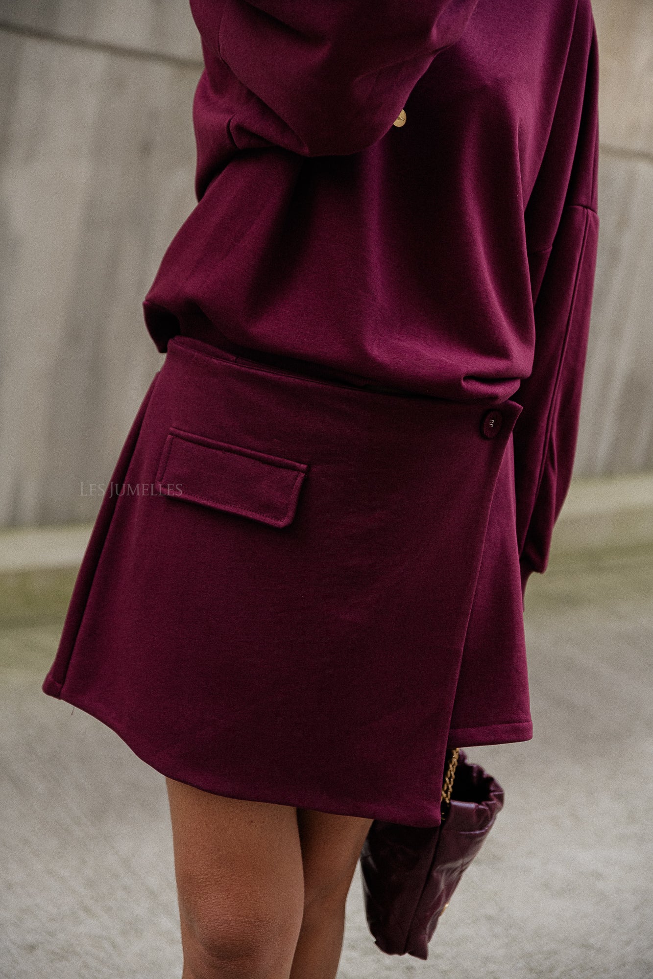 Jolie Skort Burgund