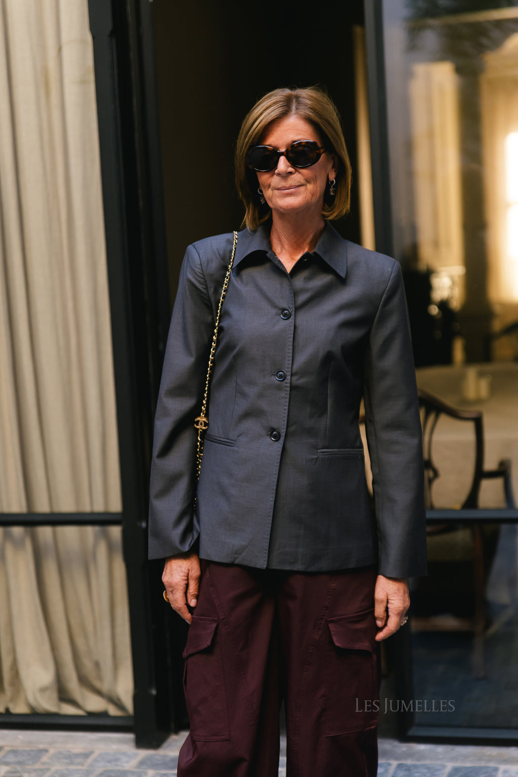 ROUSadia LS blazer dark grey melange