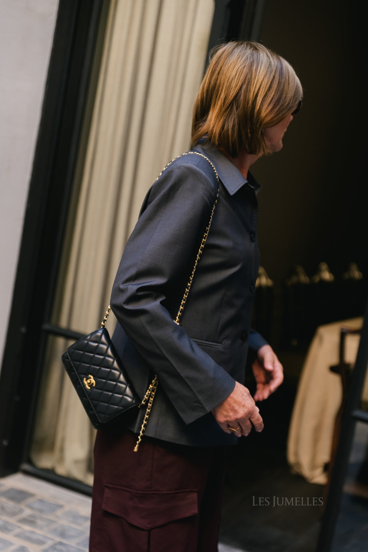 ROUSadia LS blazer dark grey melange