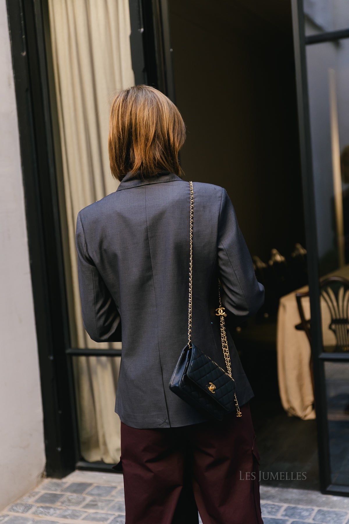 ROUSadia LS blazer dark grey melange