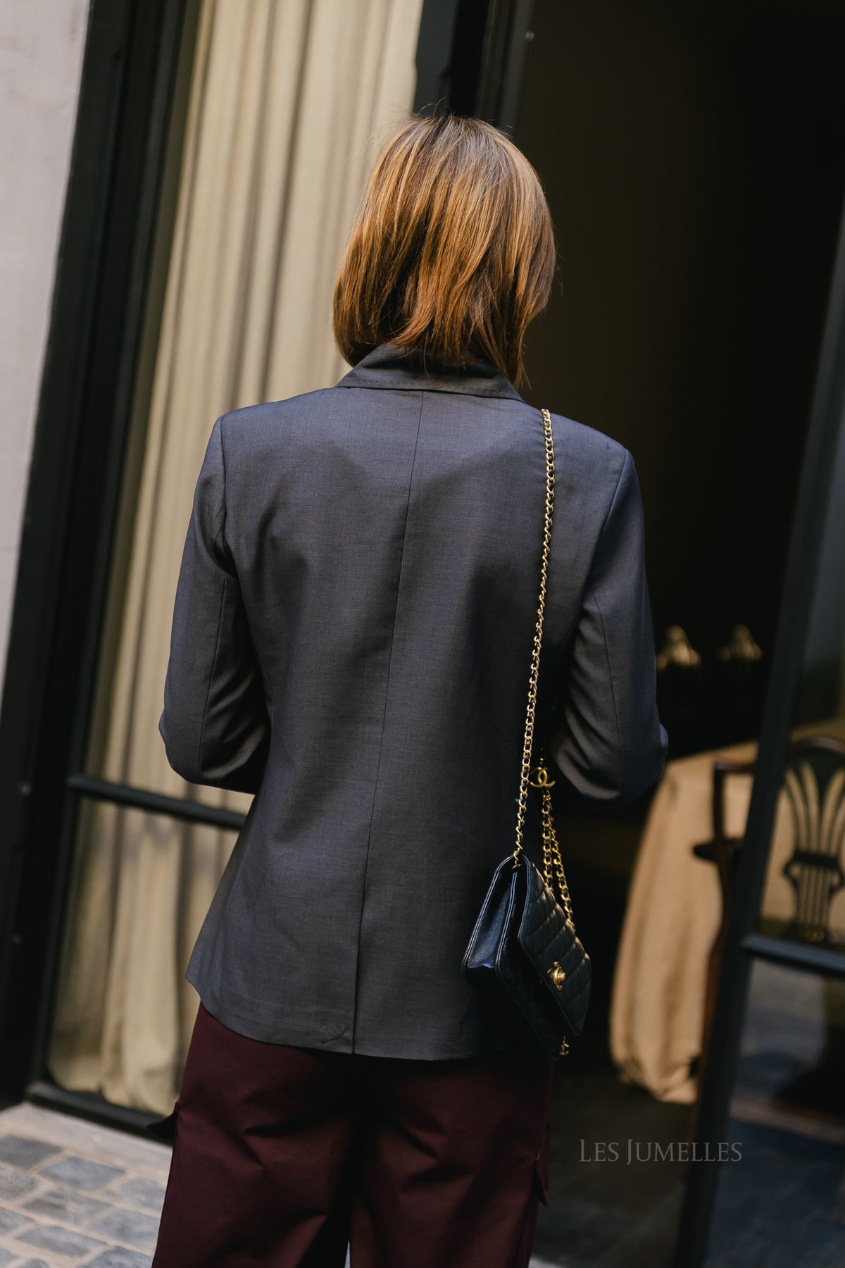 ROUSadia LS blazer dark grey melange