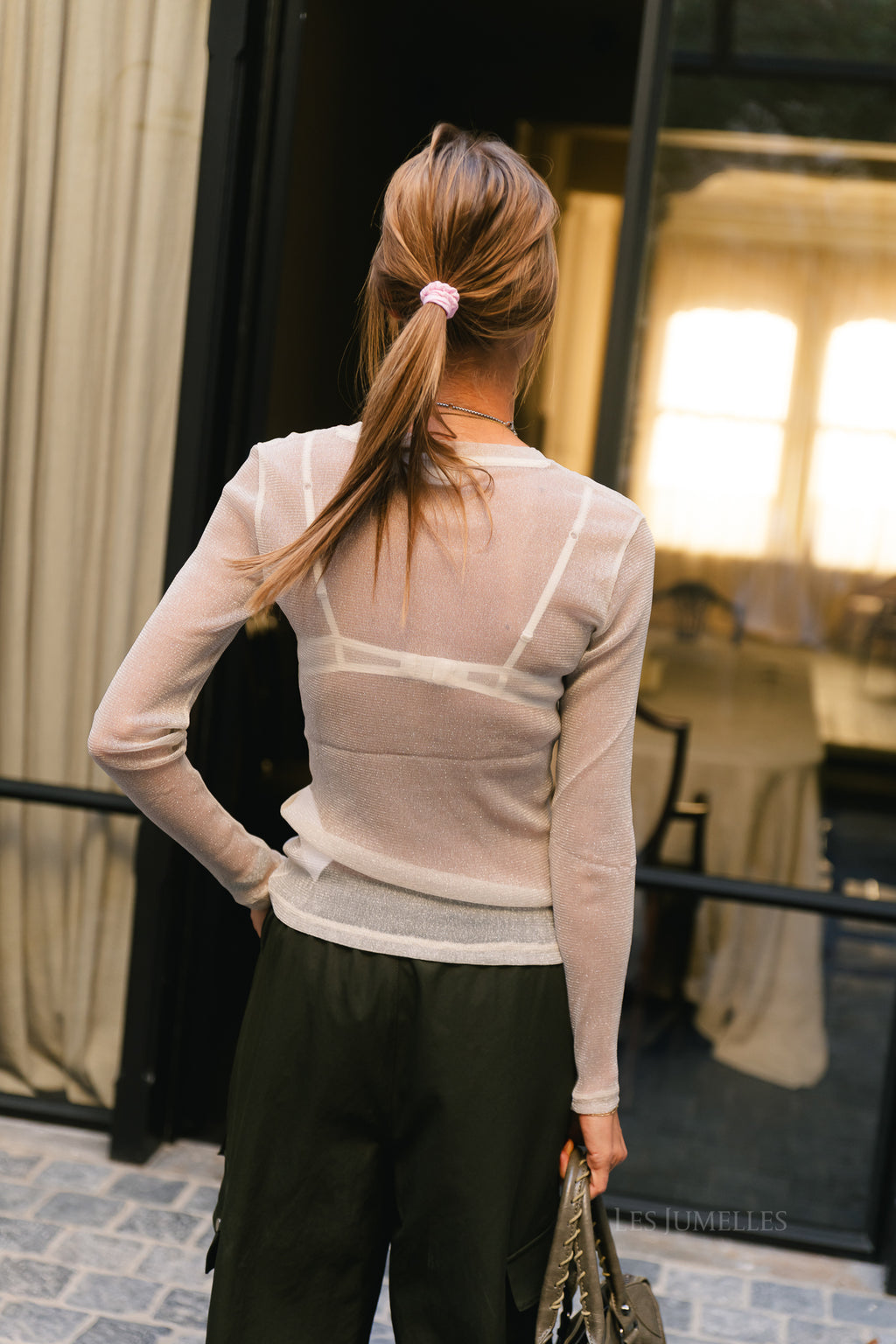 VIDinara O-neck LS top birch