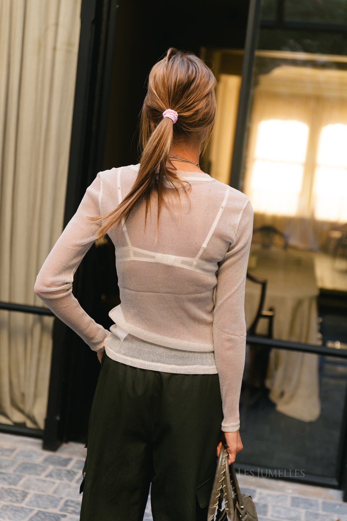 VIDinara O-neck LS top birch