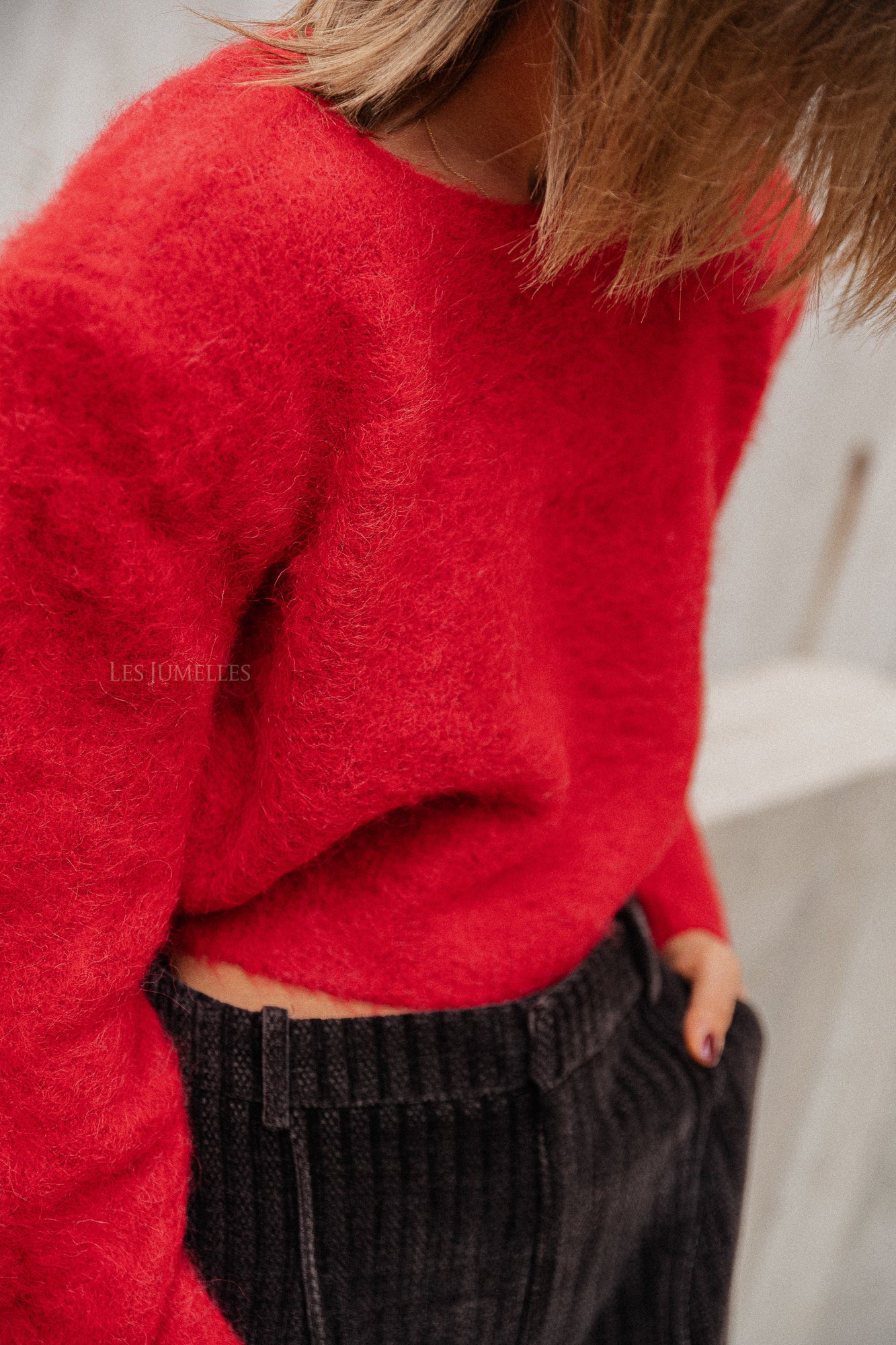 Pull SafiGZ haute rouge