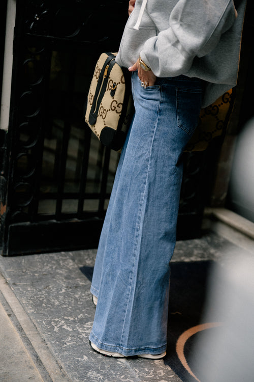 Gloria wide leg jeans medium blue